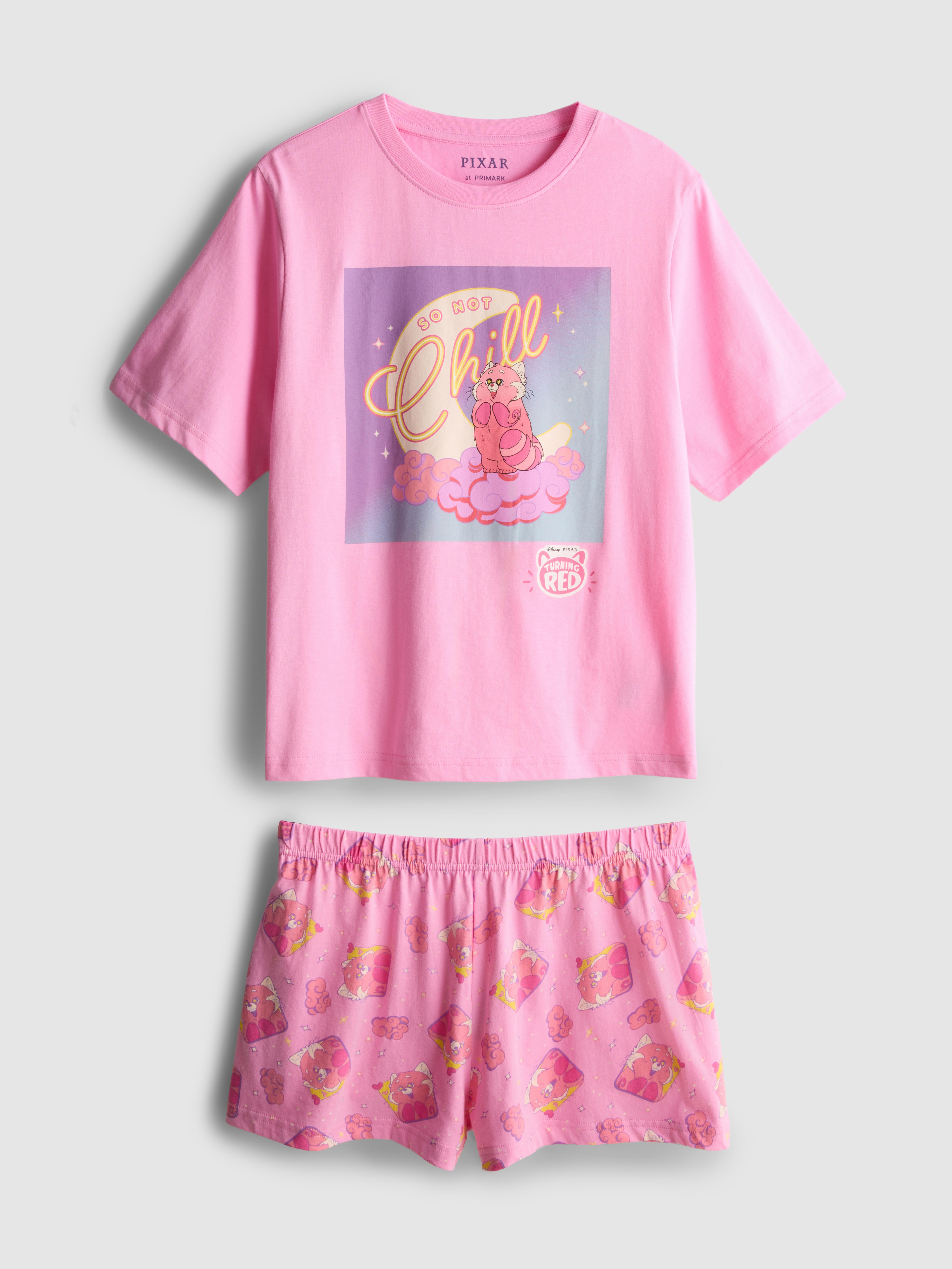 Disney Pixar’s Turning Red Graphic Shorty Pajamas