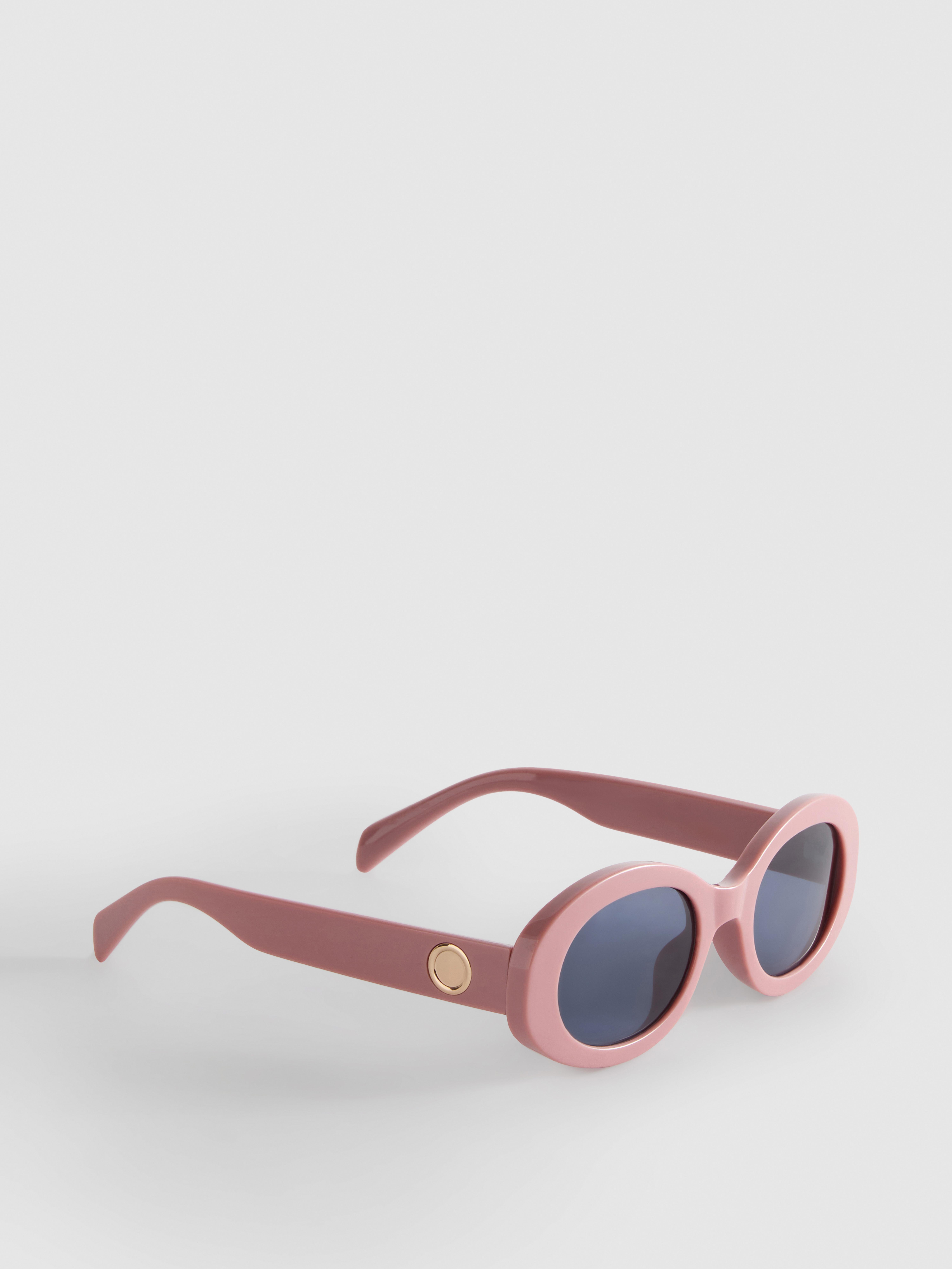 Óculos sol ovais grossos