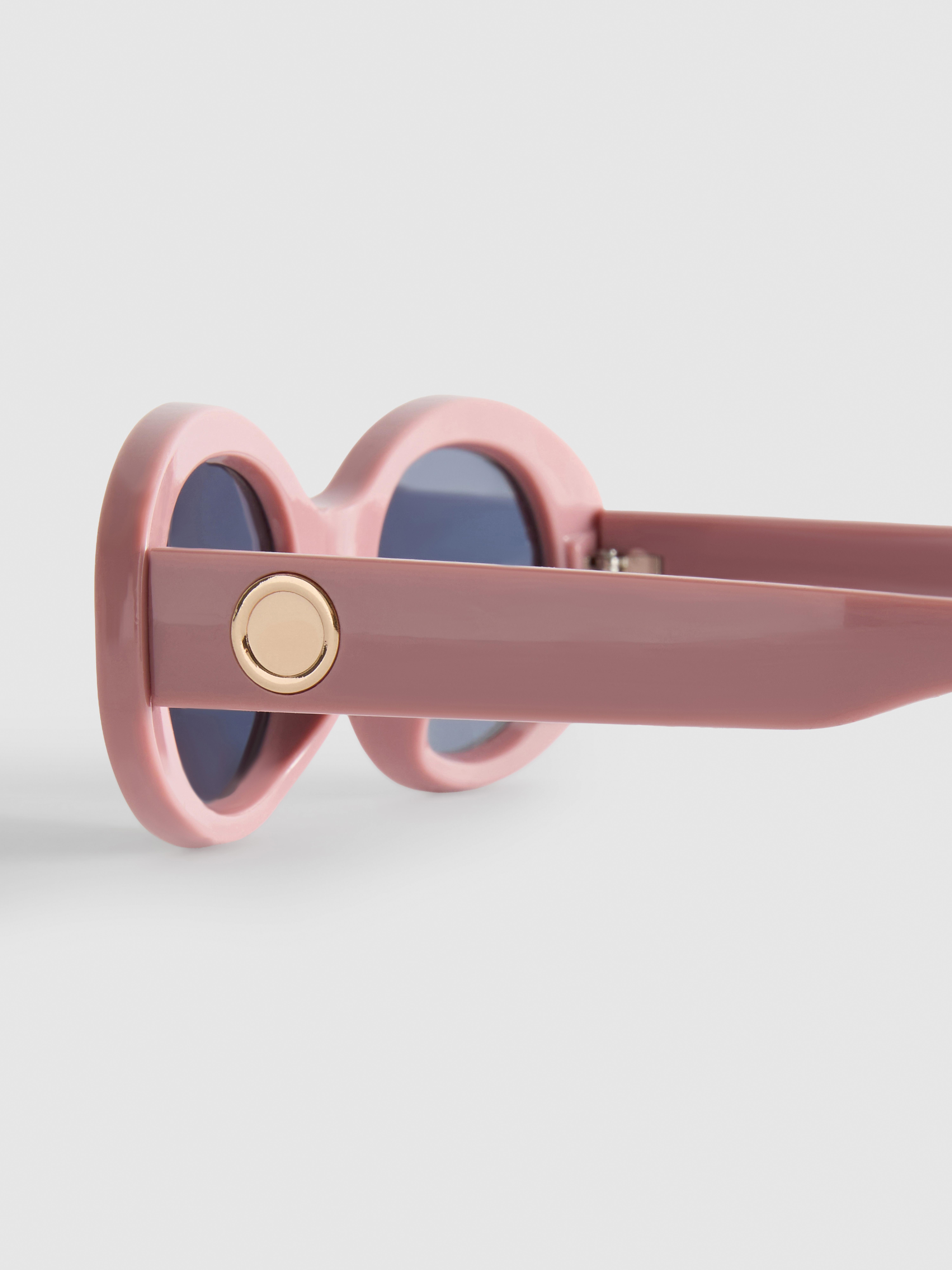 Óculos sol ovais grossos