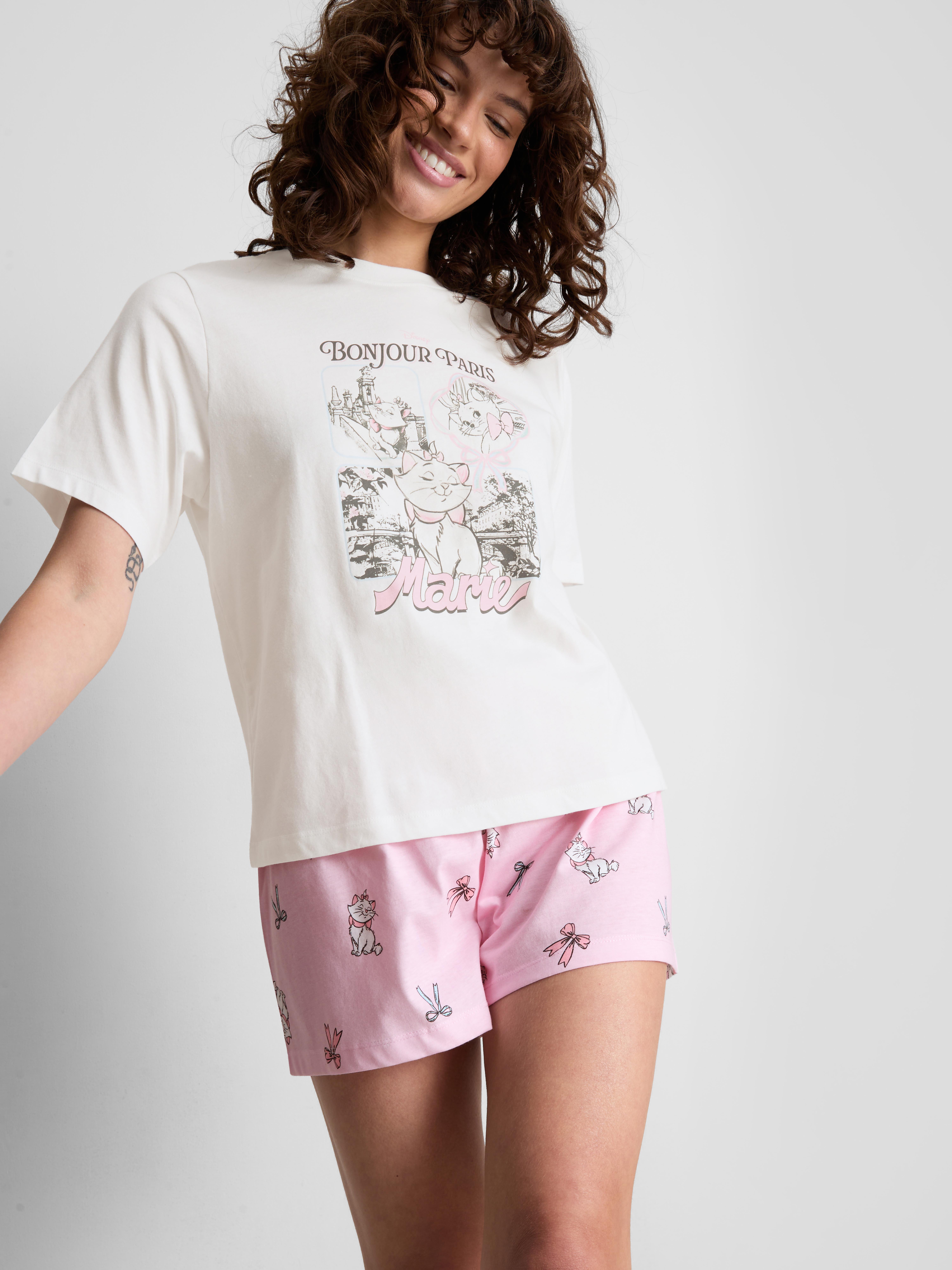 Disney's The Aristocats Marie Graphic Shorty Pajamas