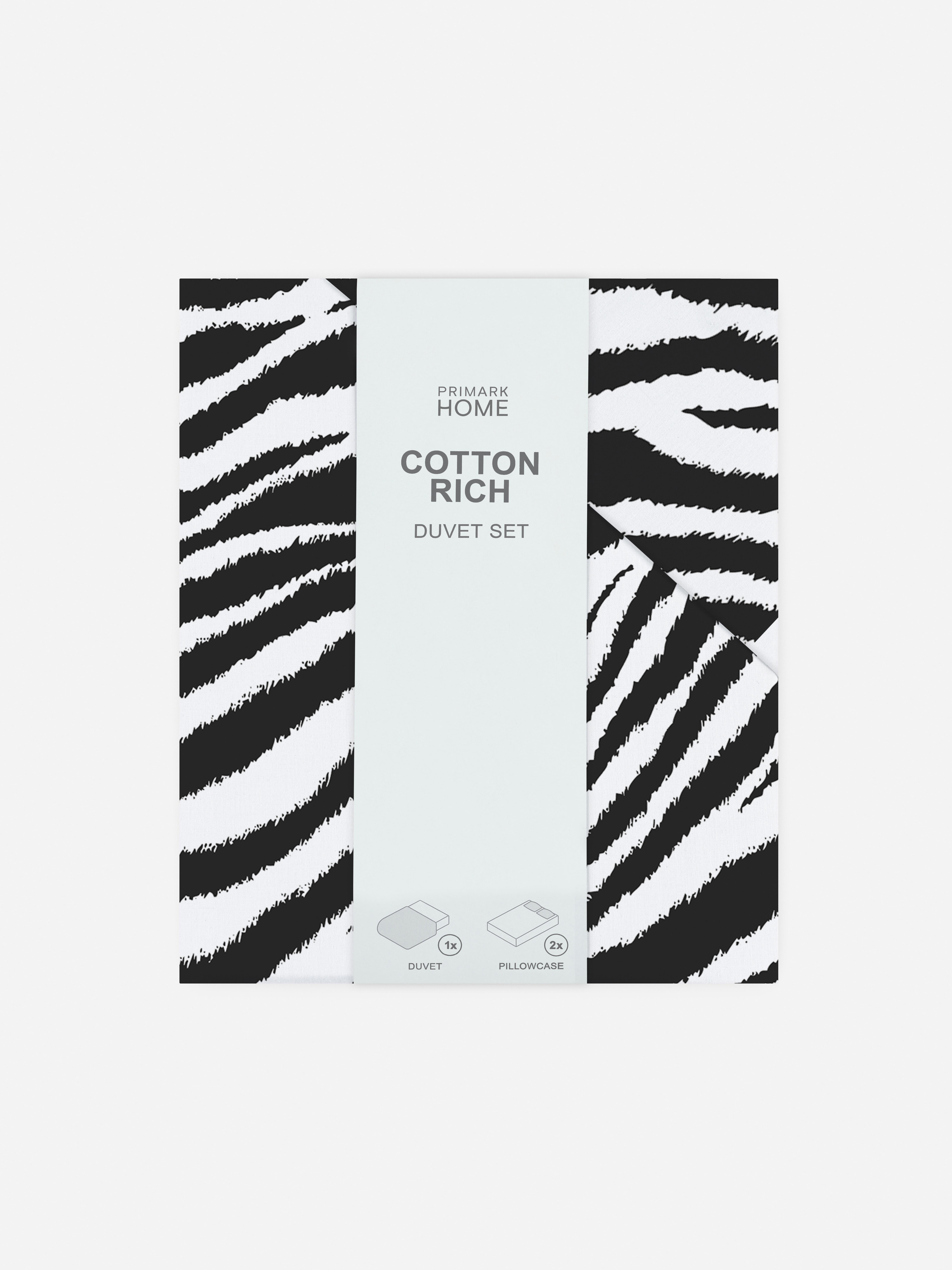 Dekbedovertrekset met zebraprint