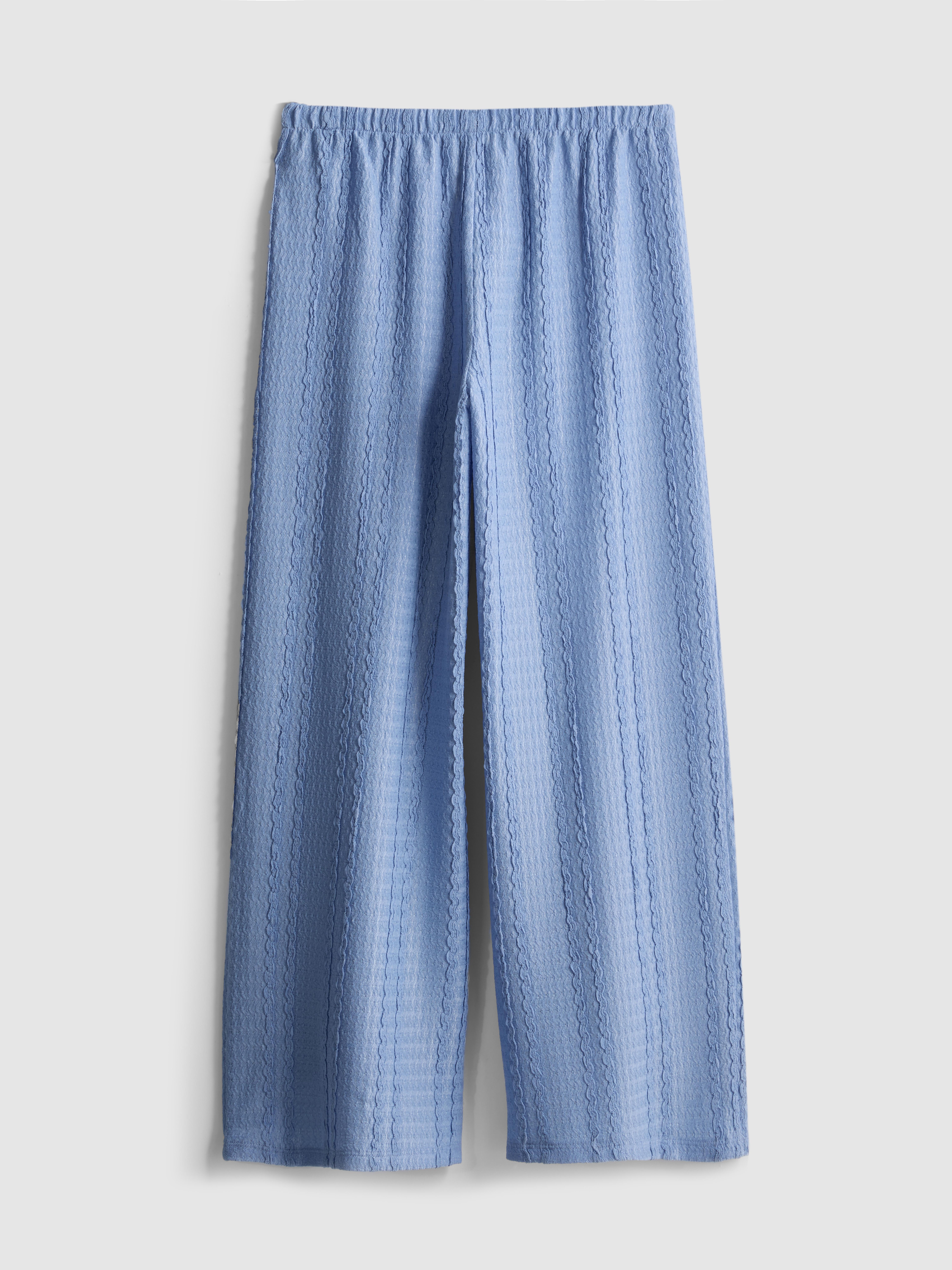 7-15yrs | Crinkle Textured Pants