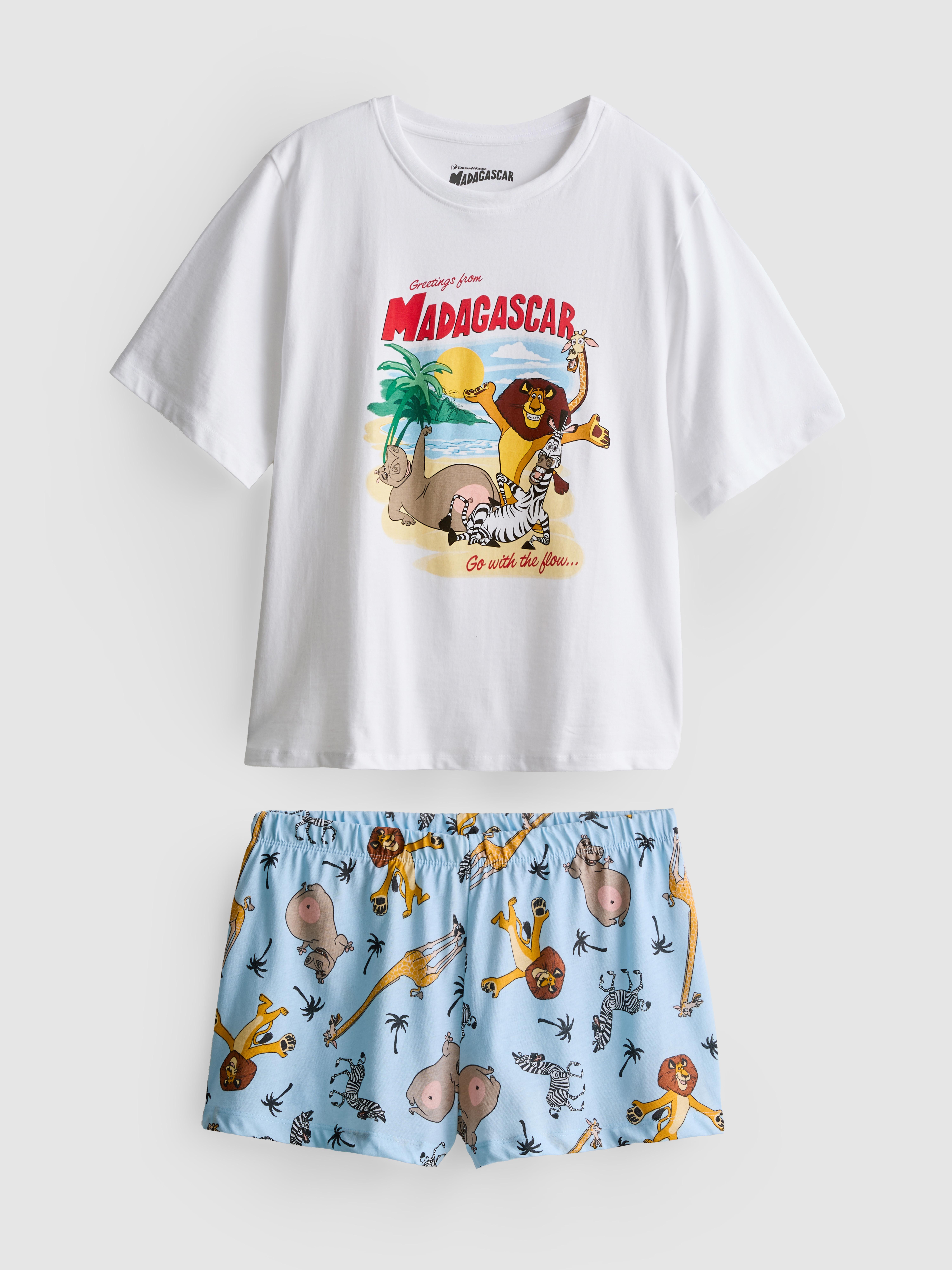 Madagascar Cotton Printed Shorty Pajamas