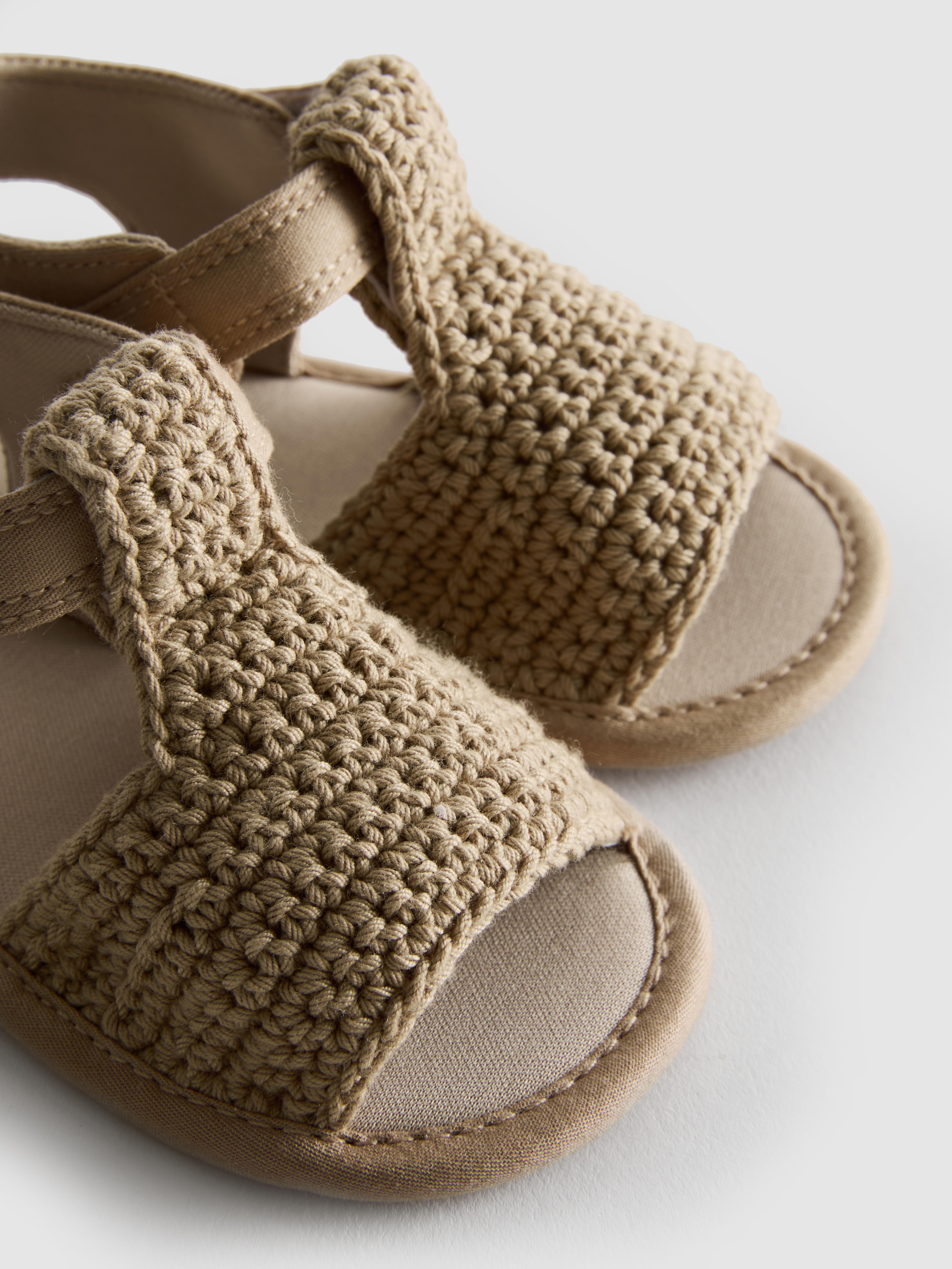 0-18mths | Crochet Newborn Sandals