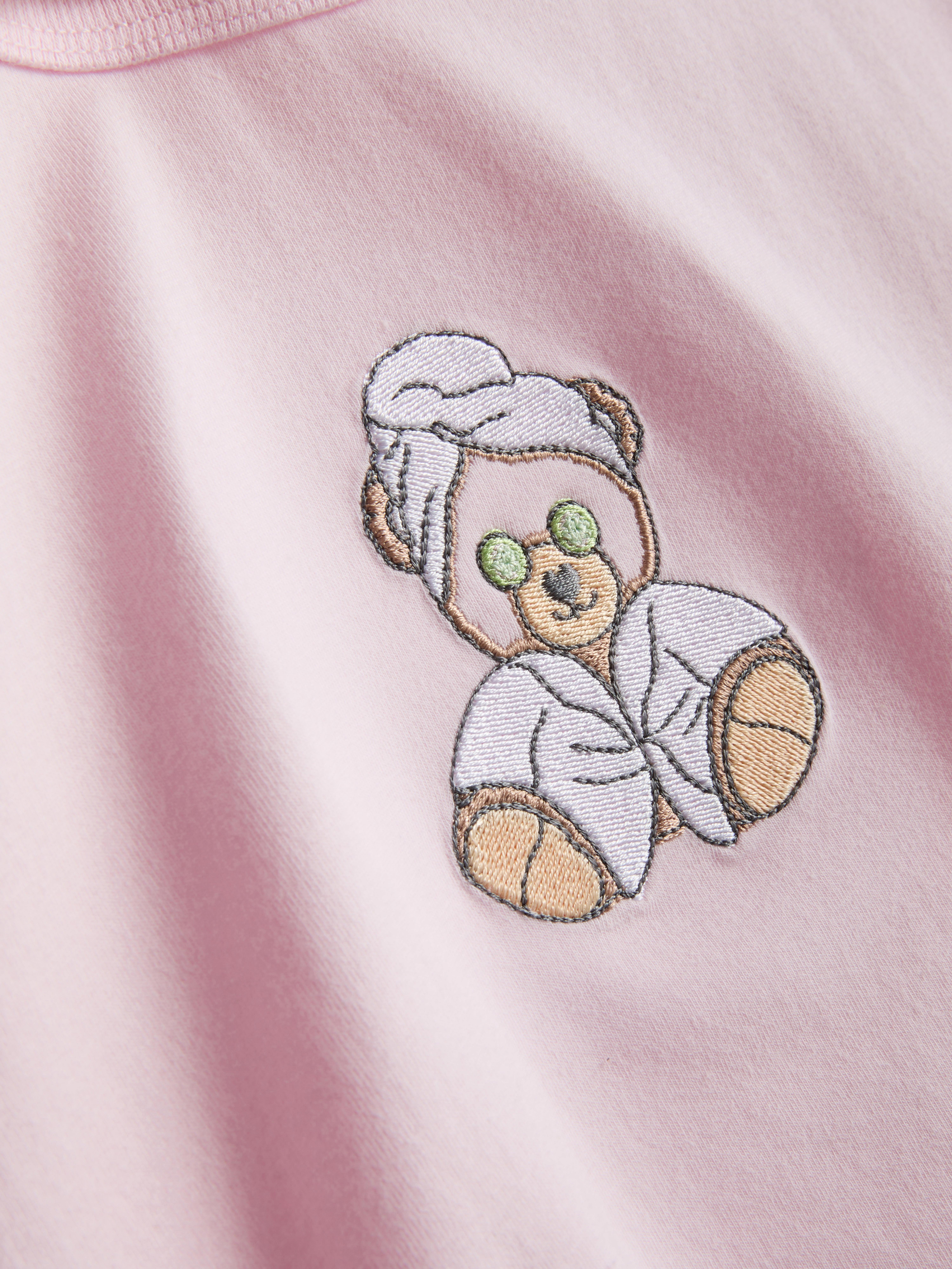 Katoenrijke korte pyjama met print
