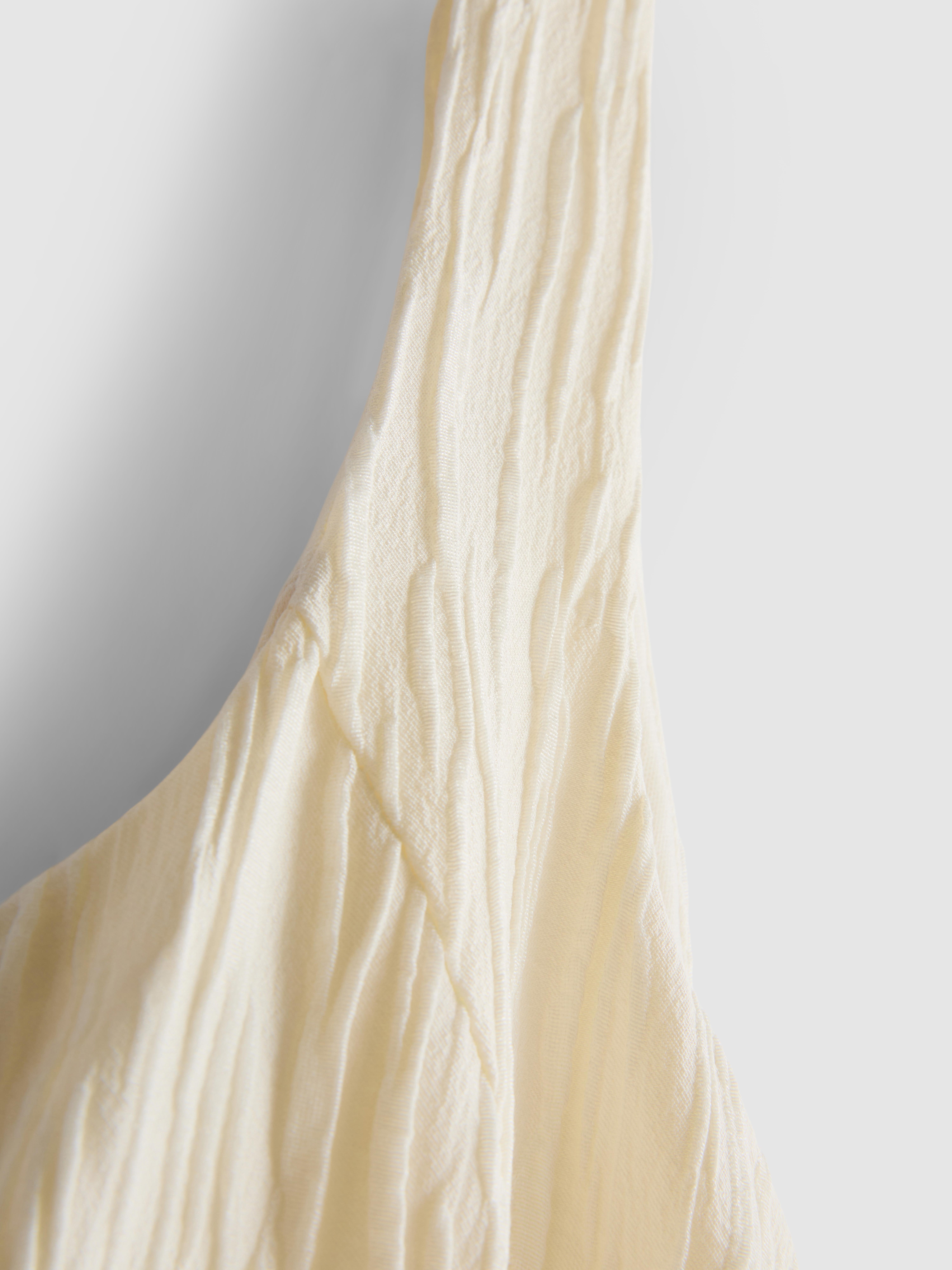 Textured Corset Midi Dress