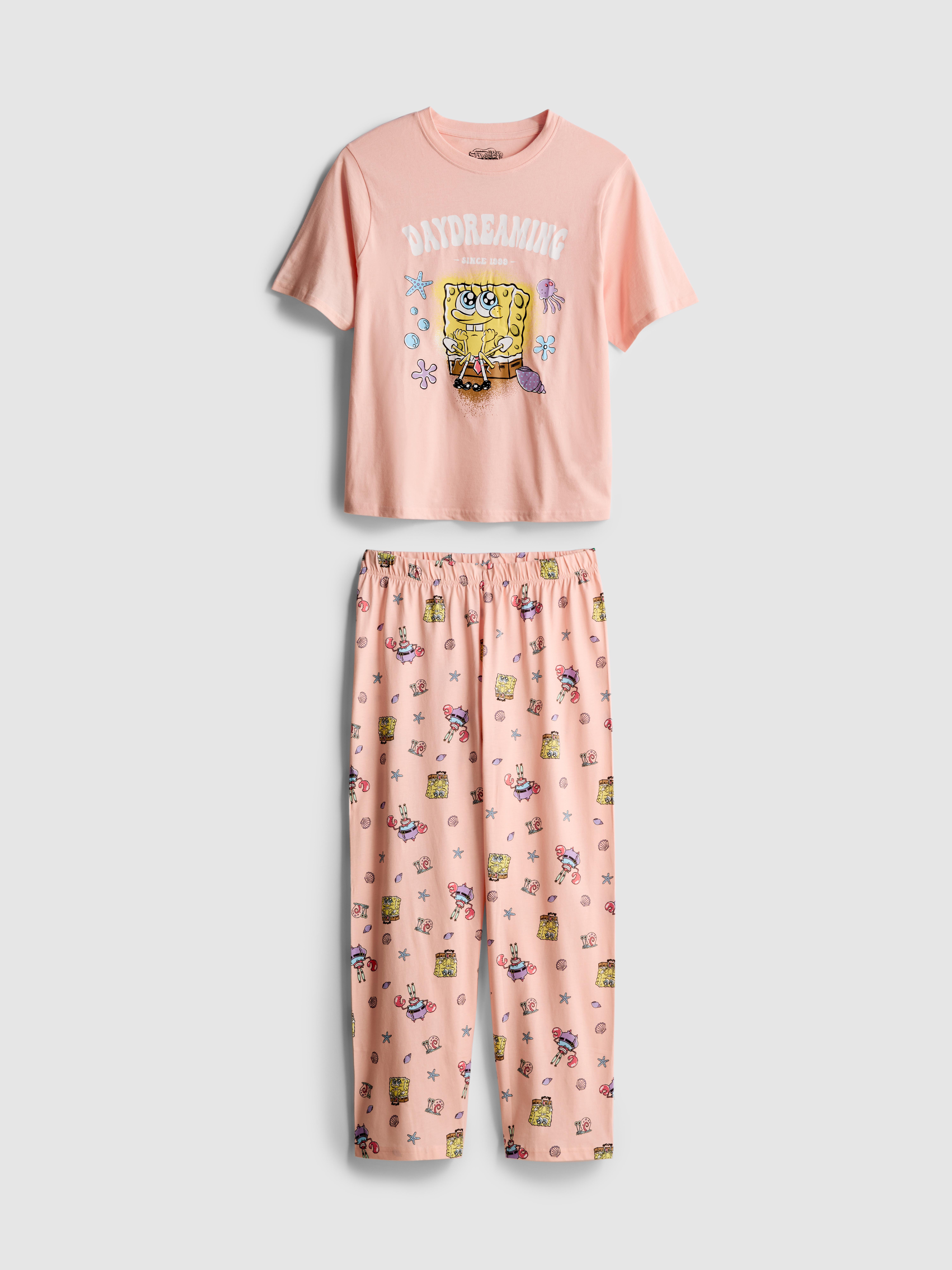 Pyjama en coton à motif Bob l'éponge