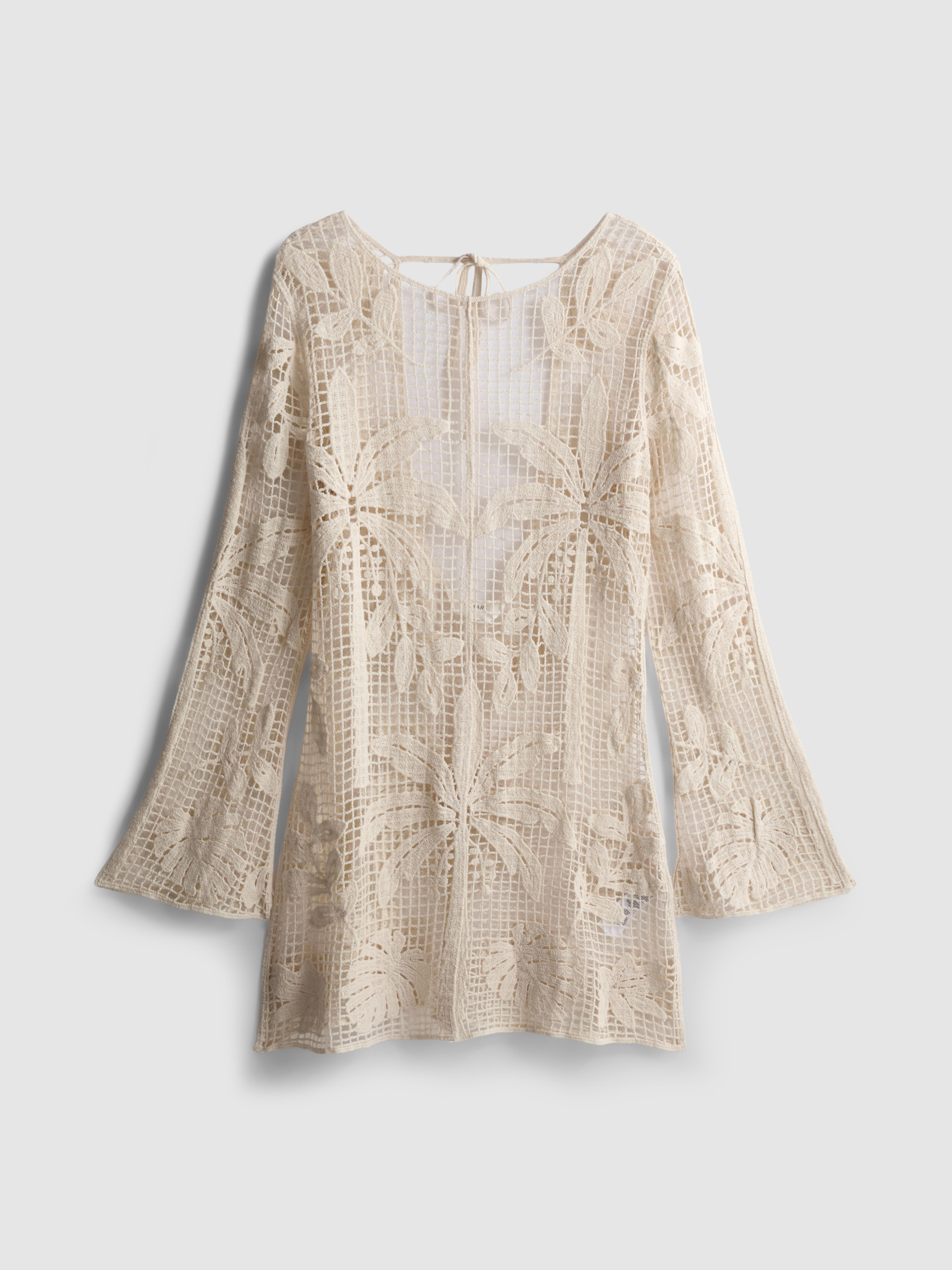 Crochet Palm Tree Beach Dress