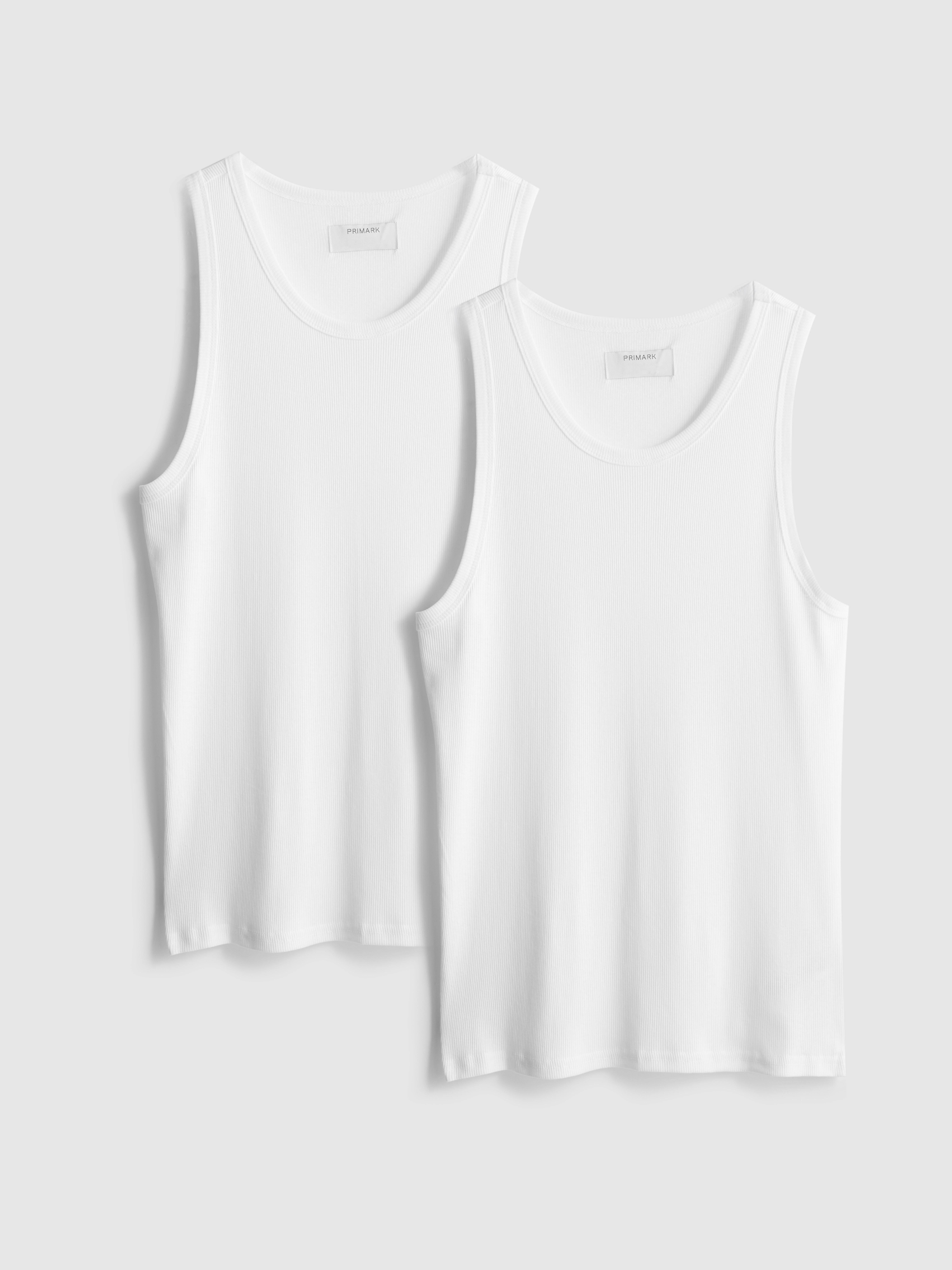 2pk Ribbed Vest Tops
