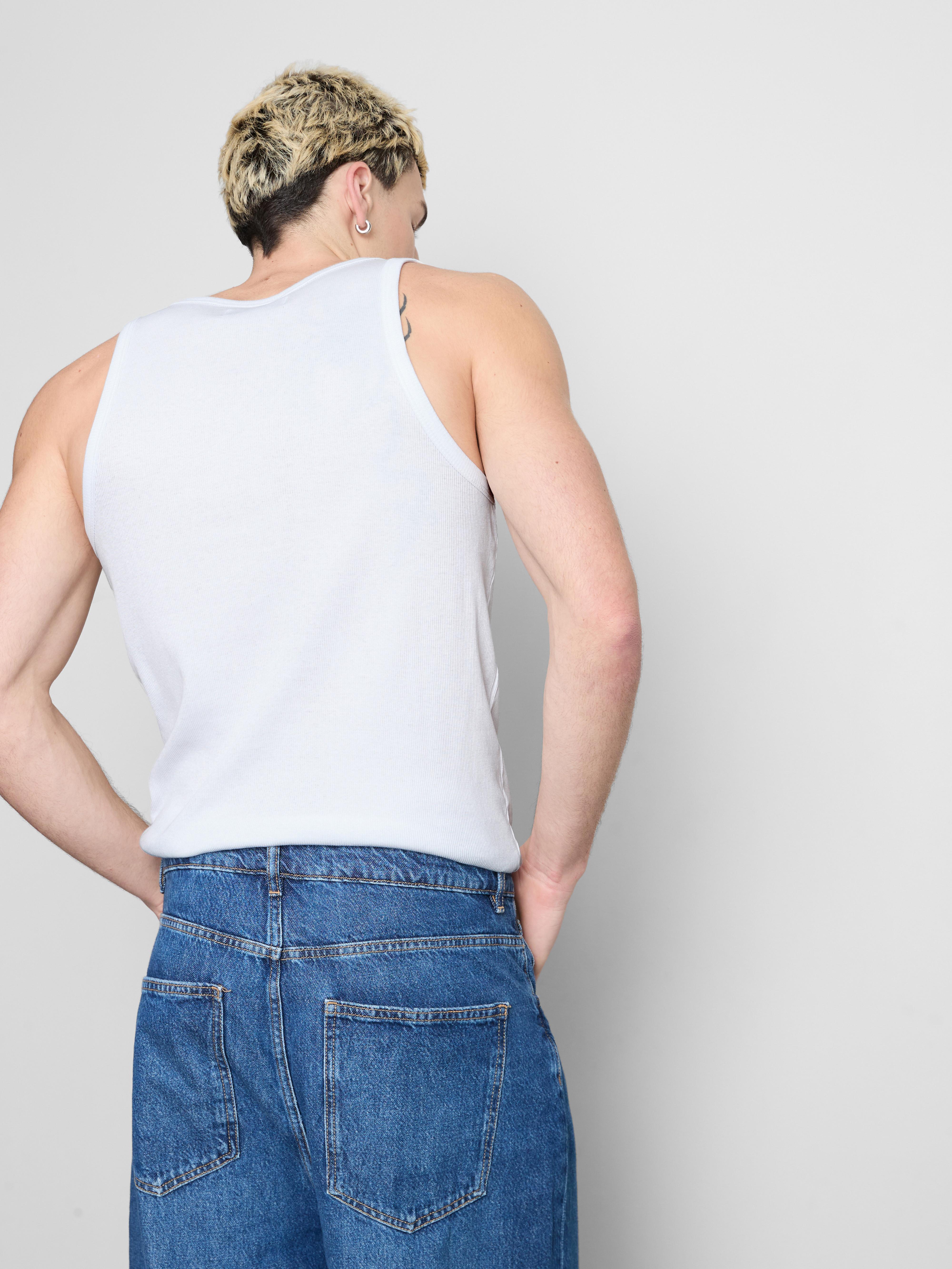 2pk Ribbed Vest Tops