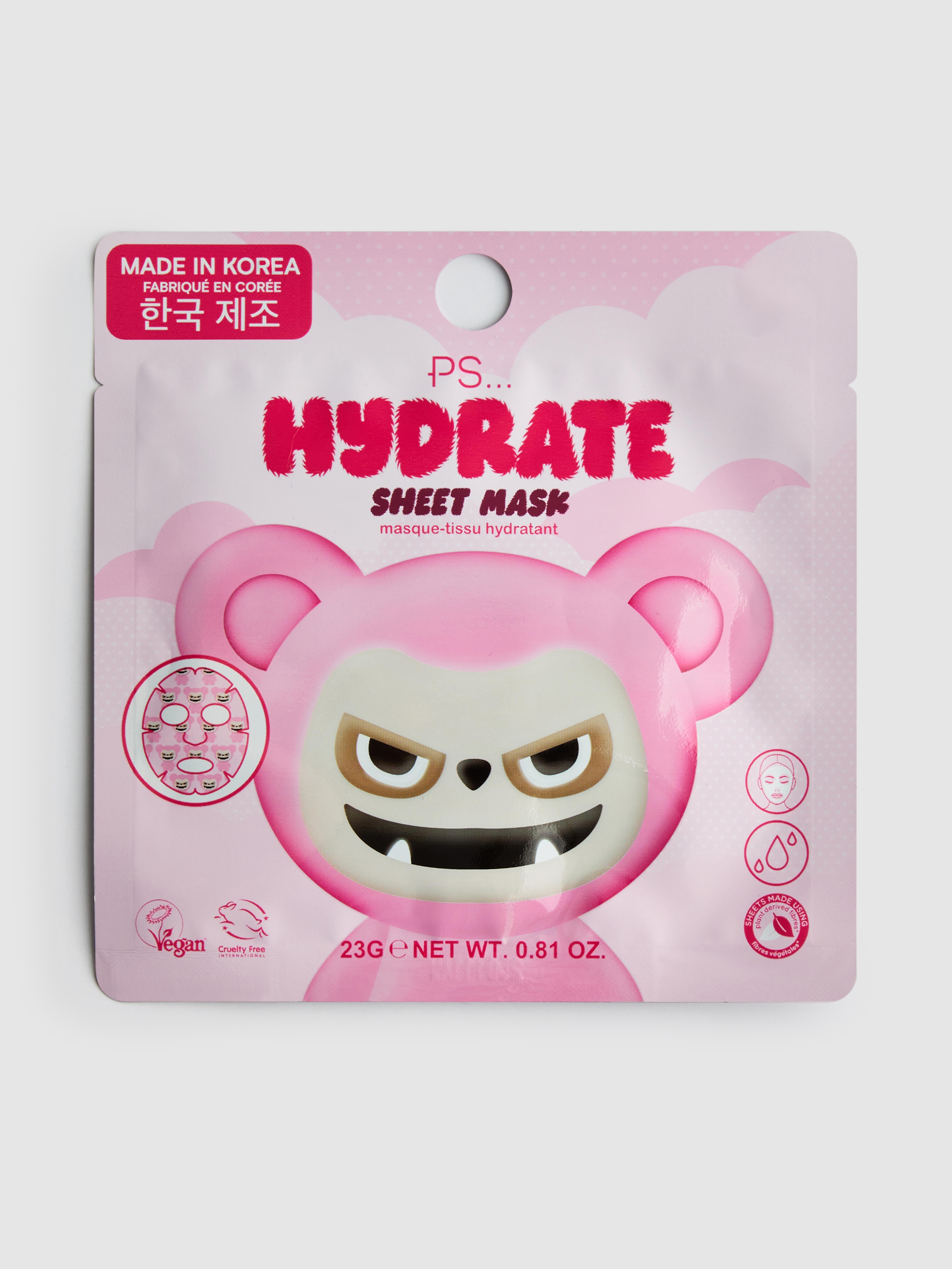 Mascarilla facial estampada de PS...