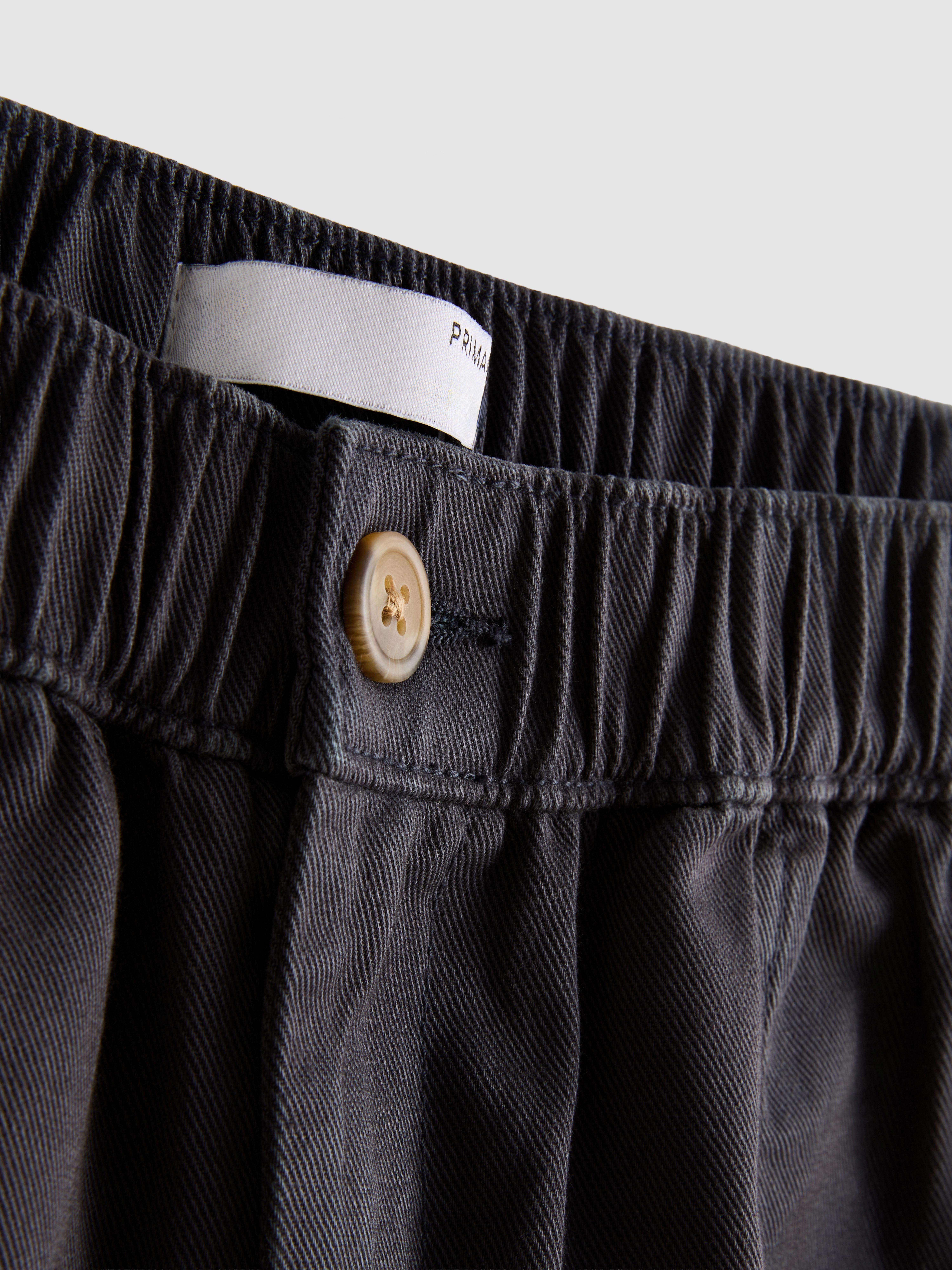 Cotton Denim Utility Shorts