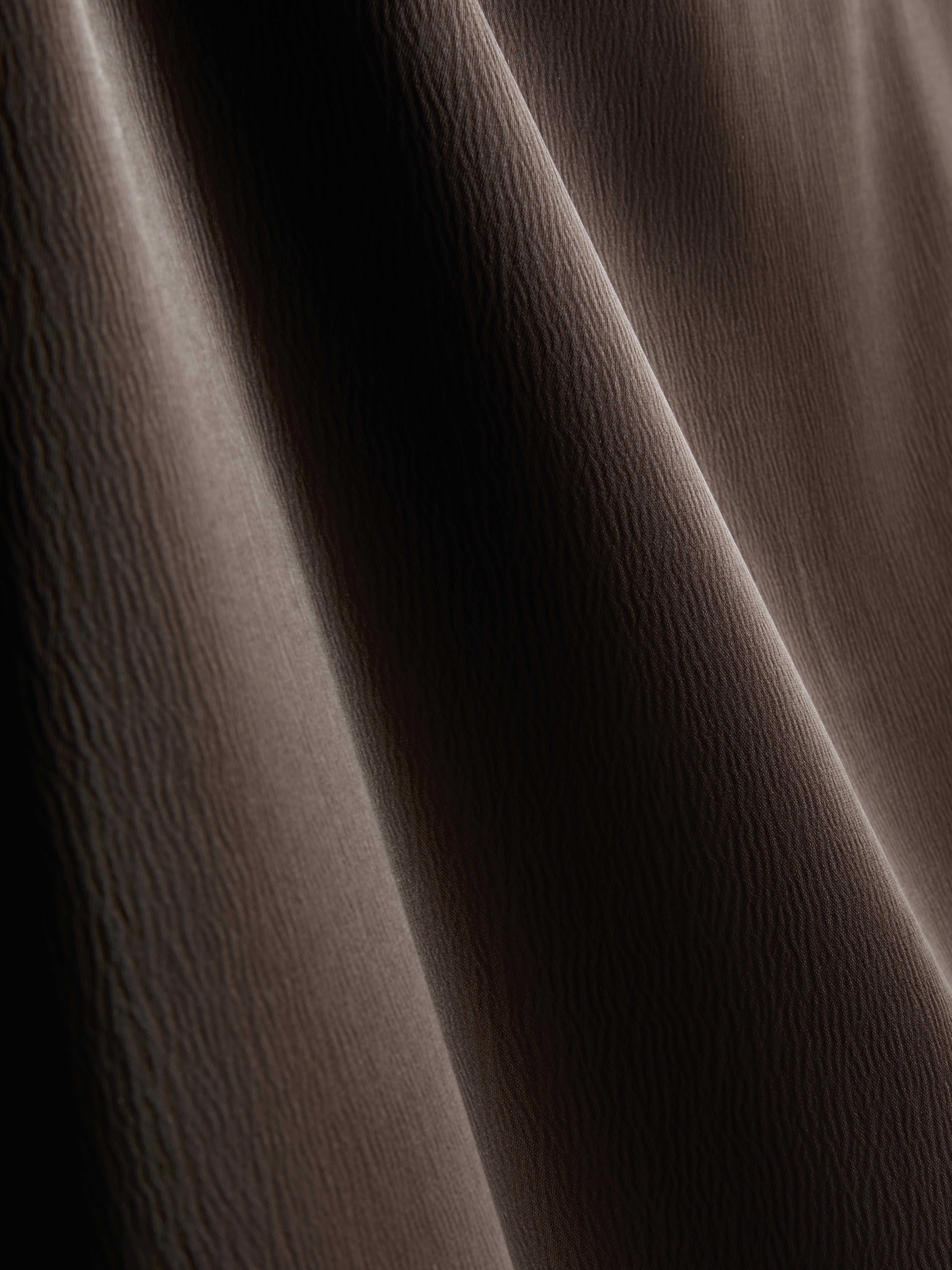 Women's Brown The Edit Satin Lace-Trim Midi Skirt