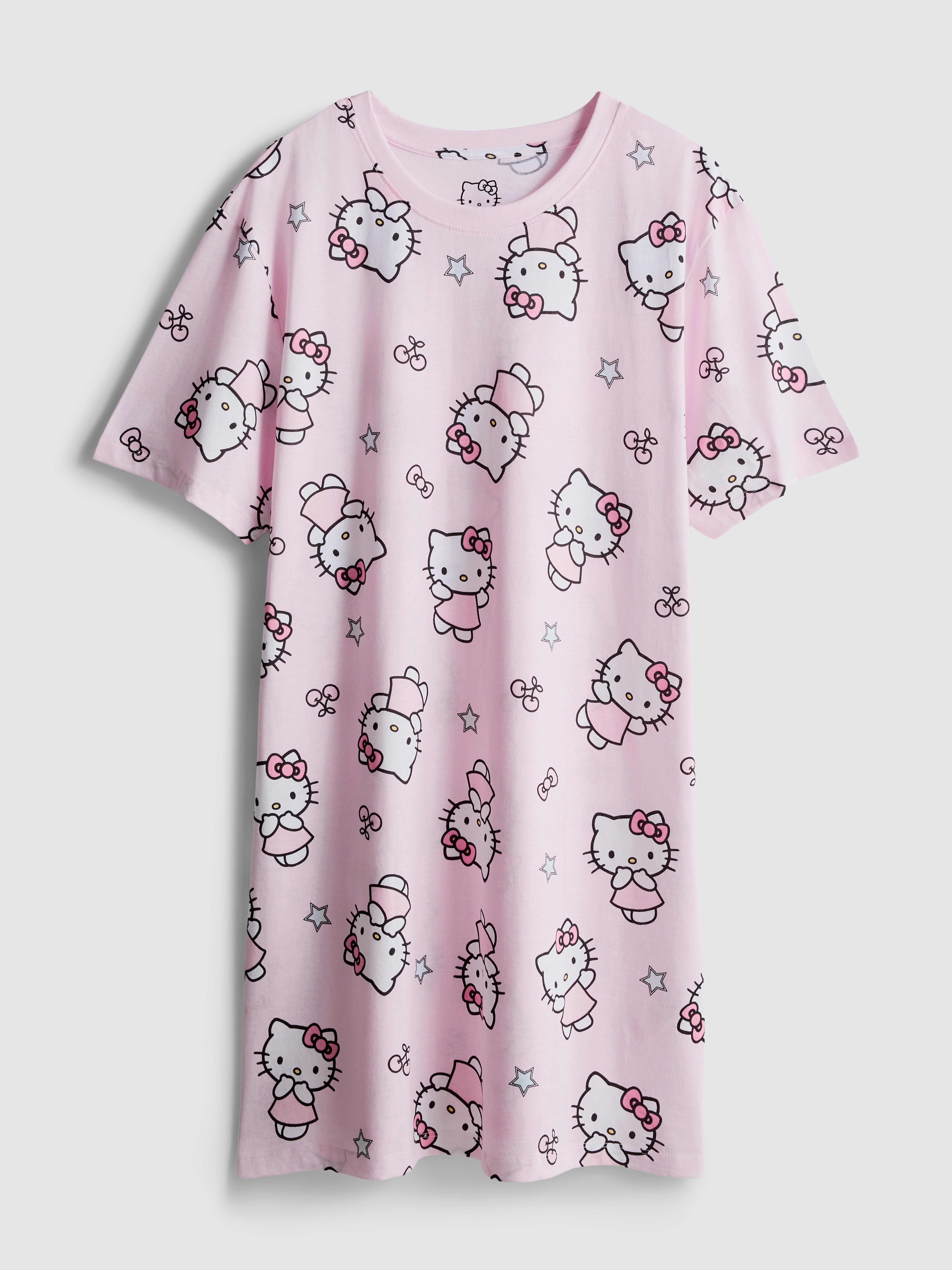Hello Kitty Cotton Graphic Nightshirt