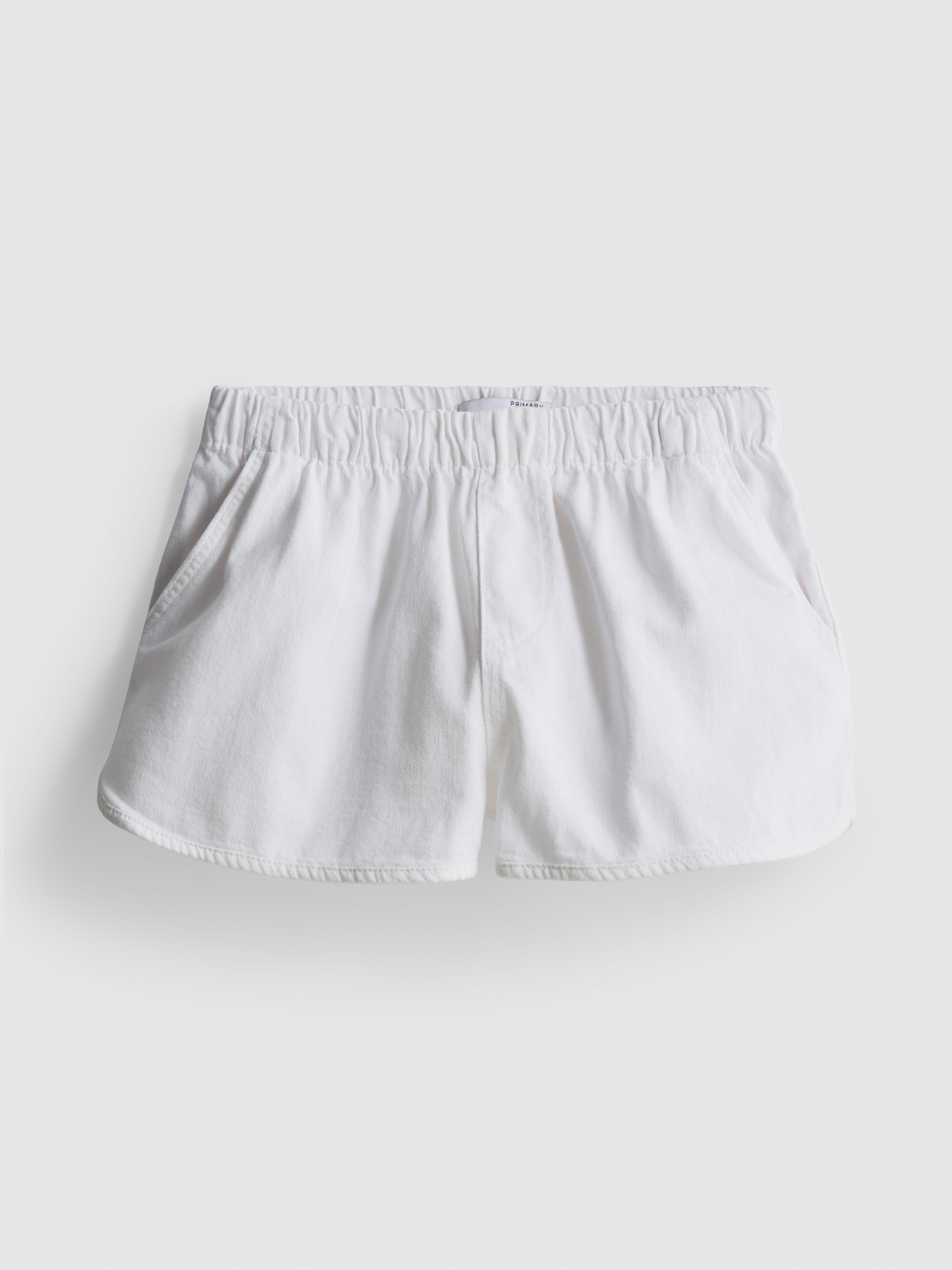 Cotton Denim Runner Shorts