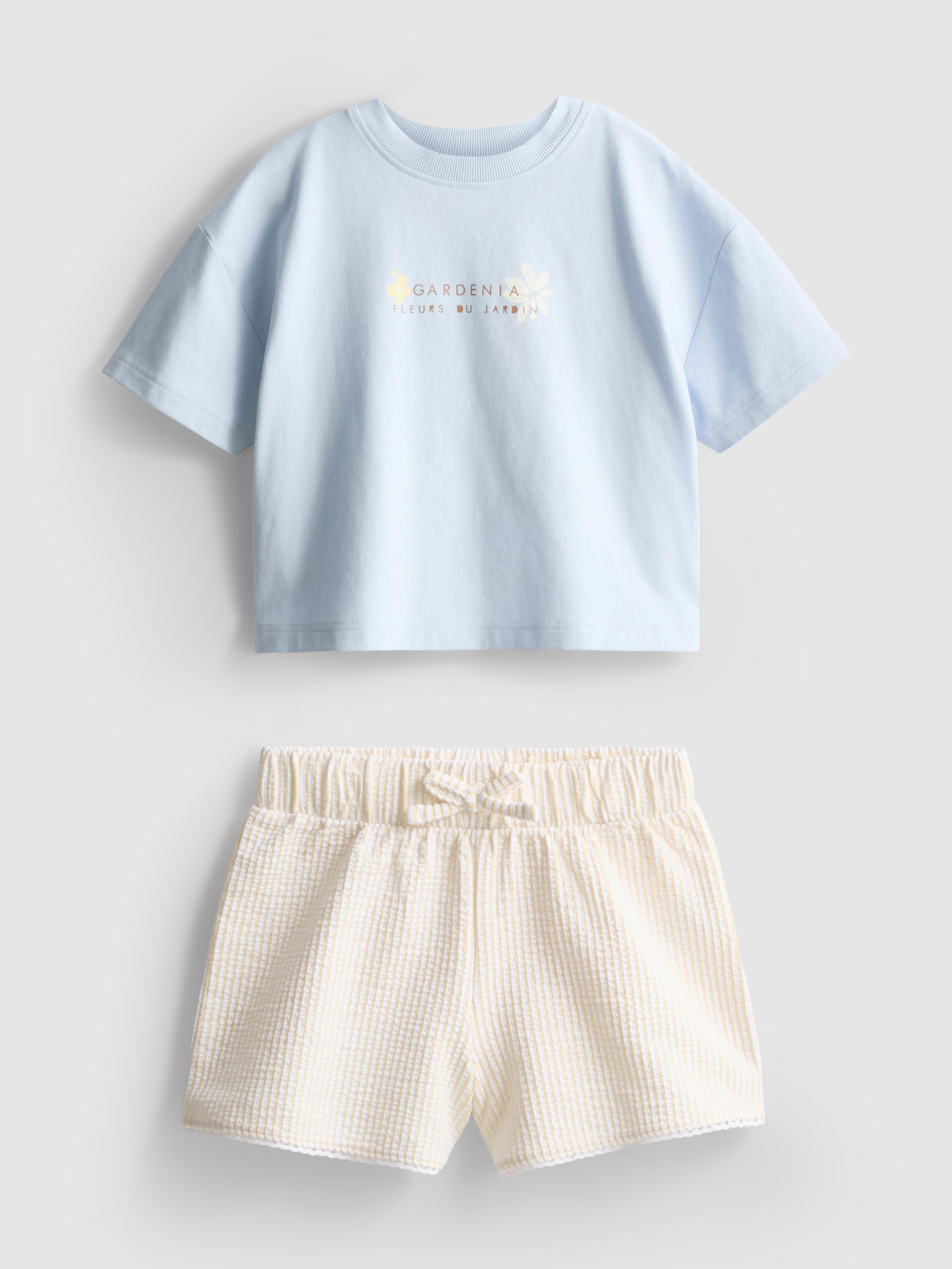 1.5-8yrs | Flower Market T-Shirt And Shorts Set