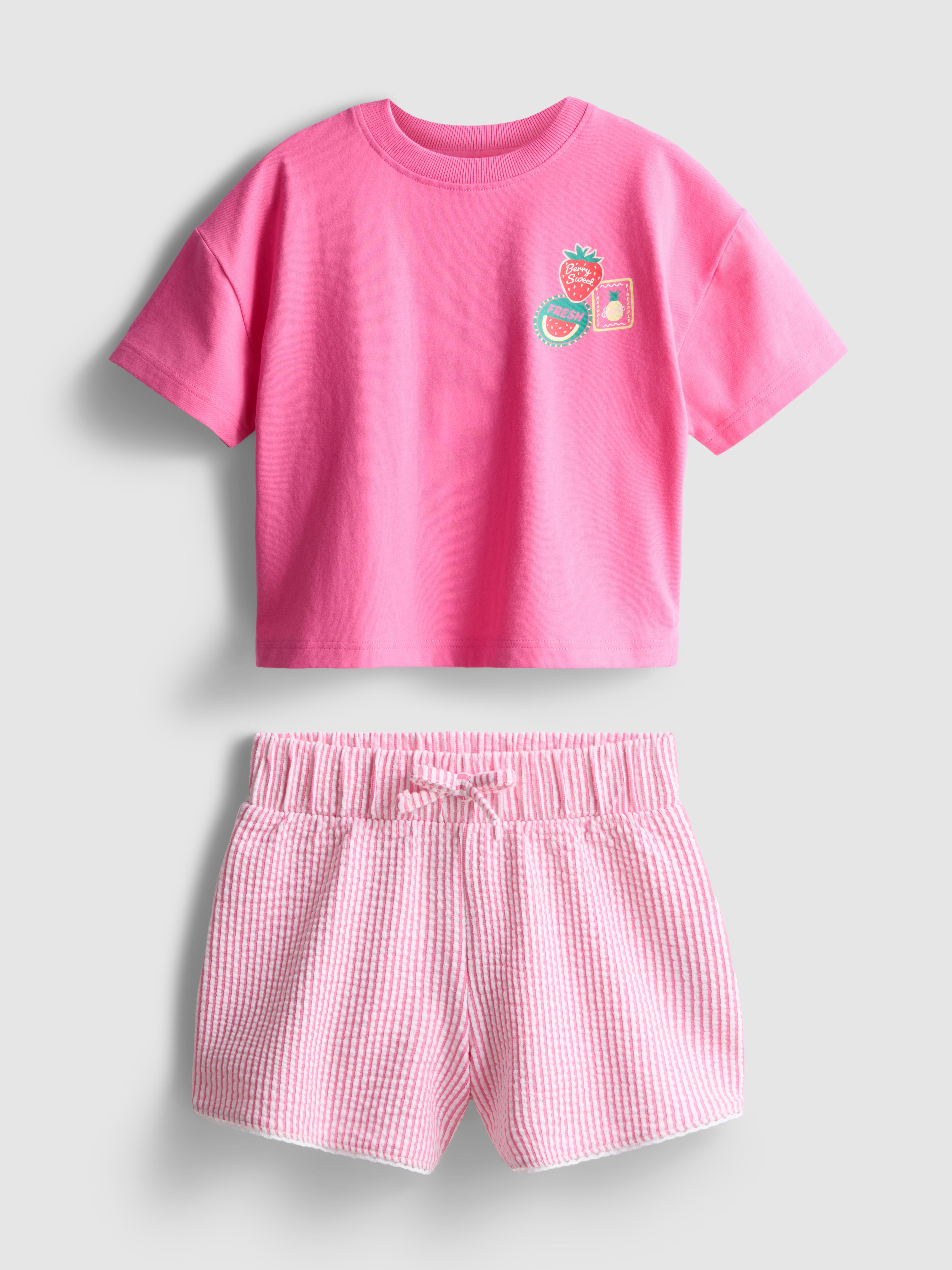 1,5-8 anni | Maglietta e pantaloncini mercato fiori
