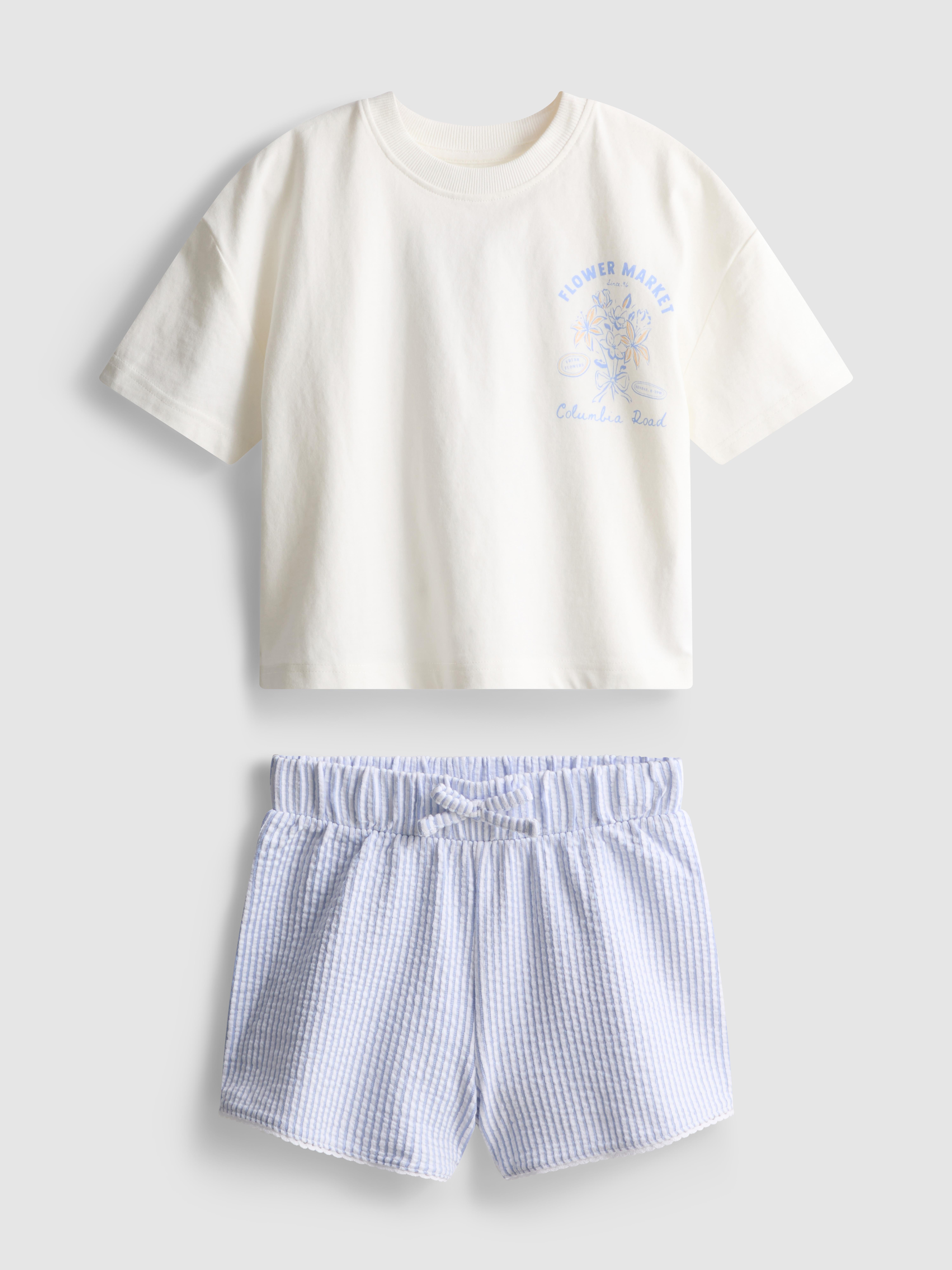 1.5-8yrs | Flower Market T-Shirt And Shorts Set