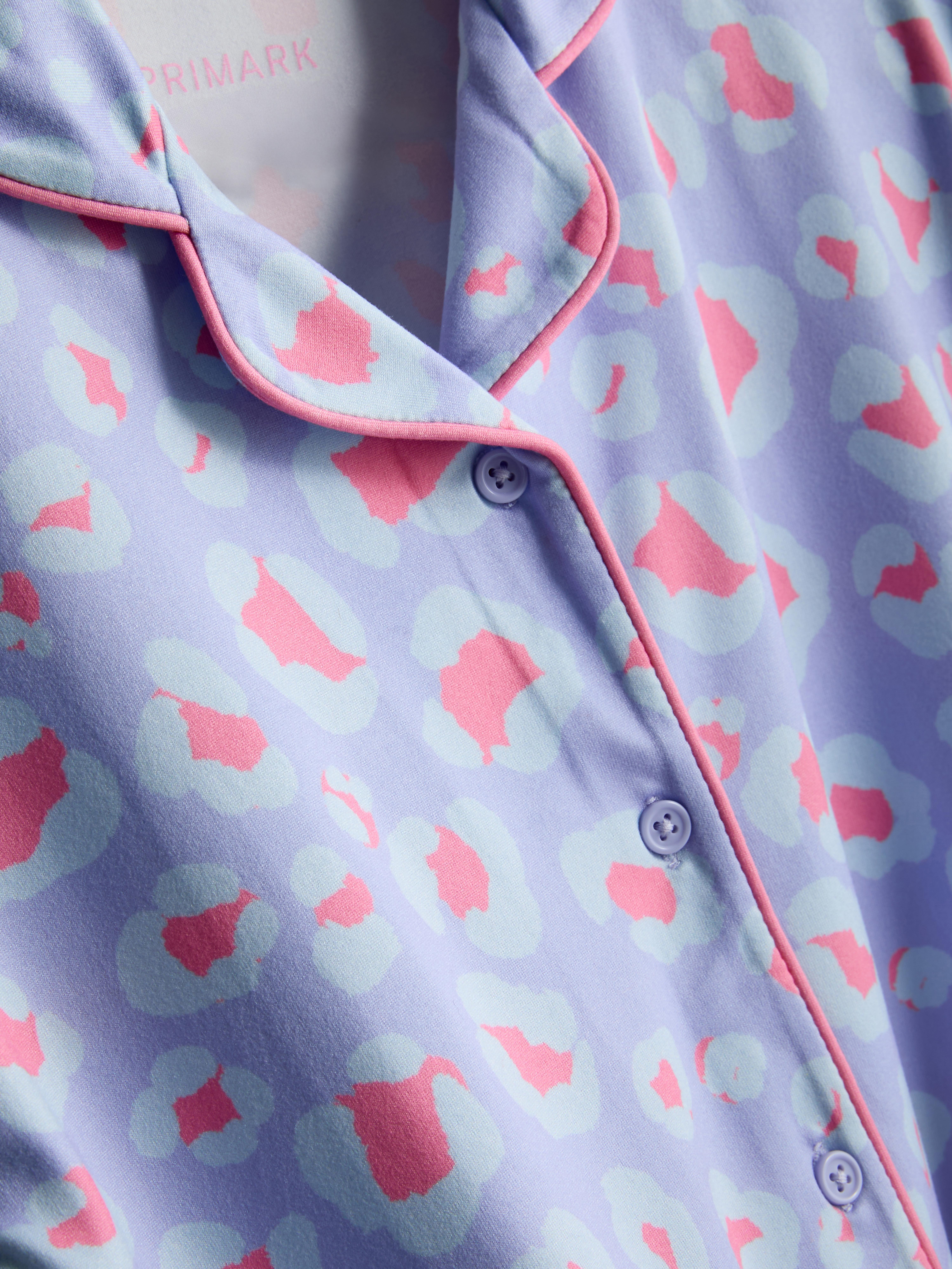 7-15yrs | Animal Print Short Pyjama Set
