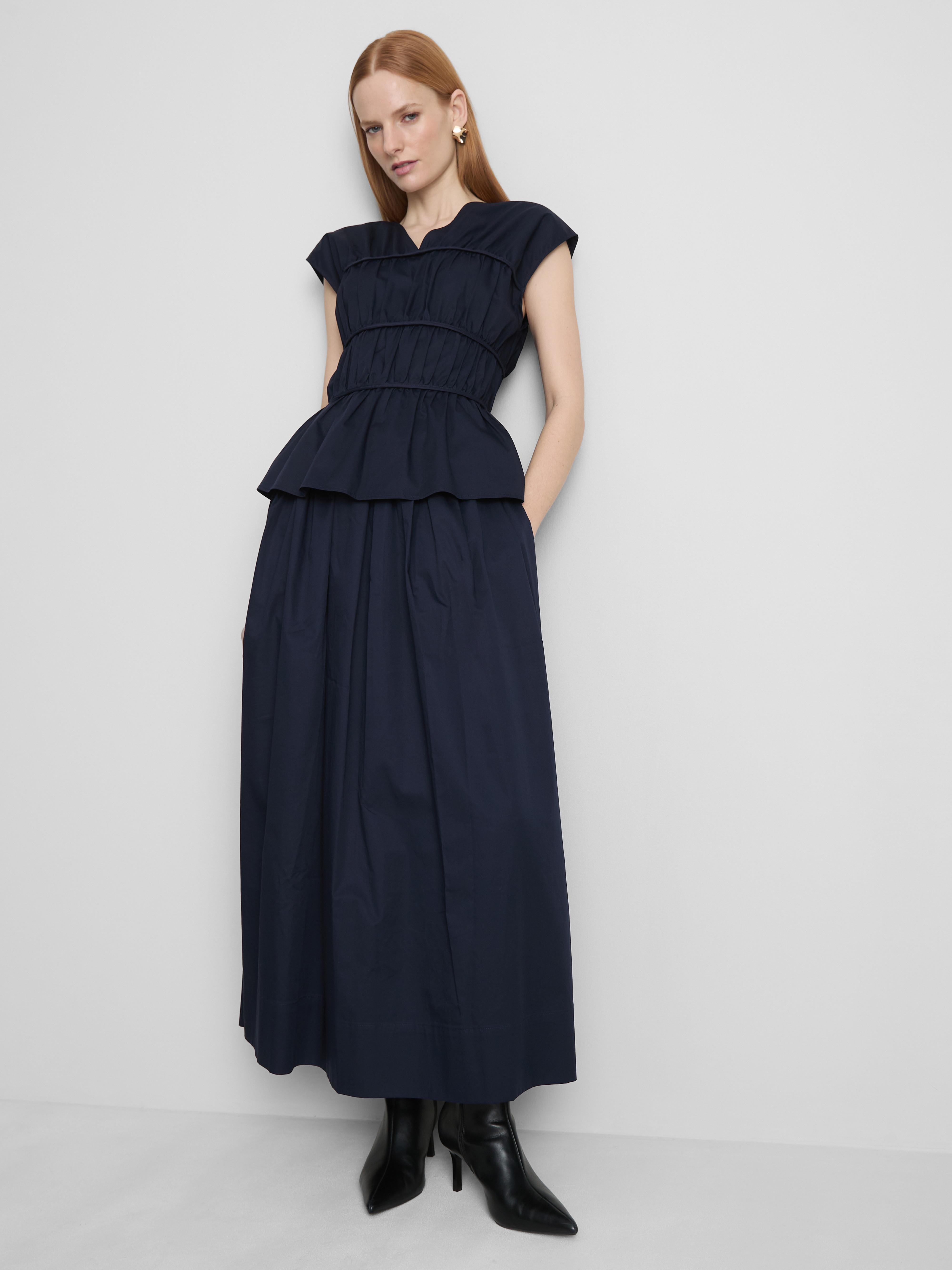 Bawełniana spódnica midi z koła The Edit