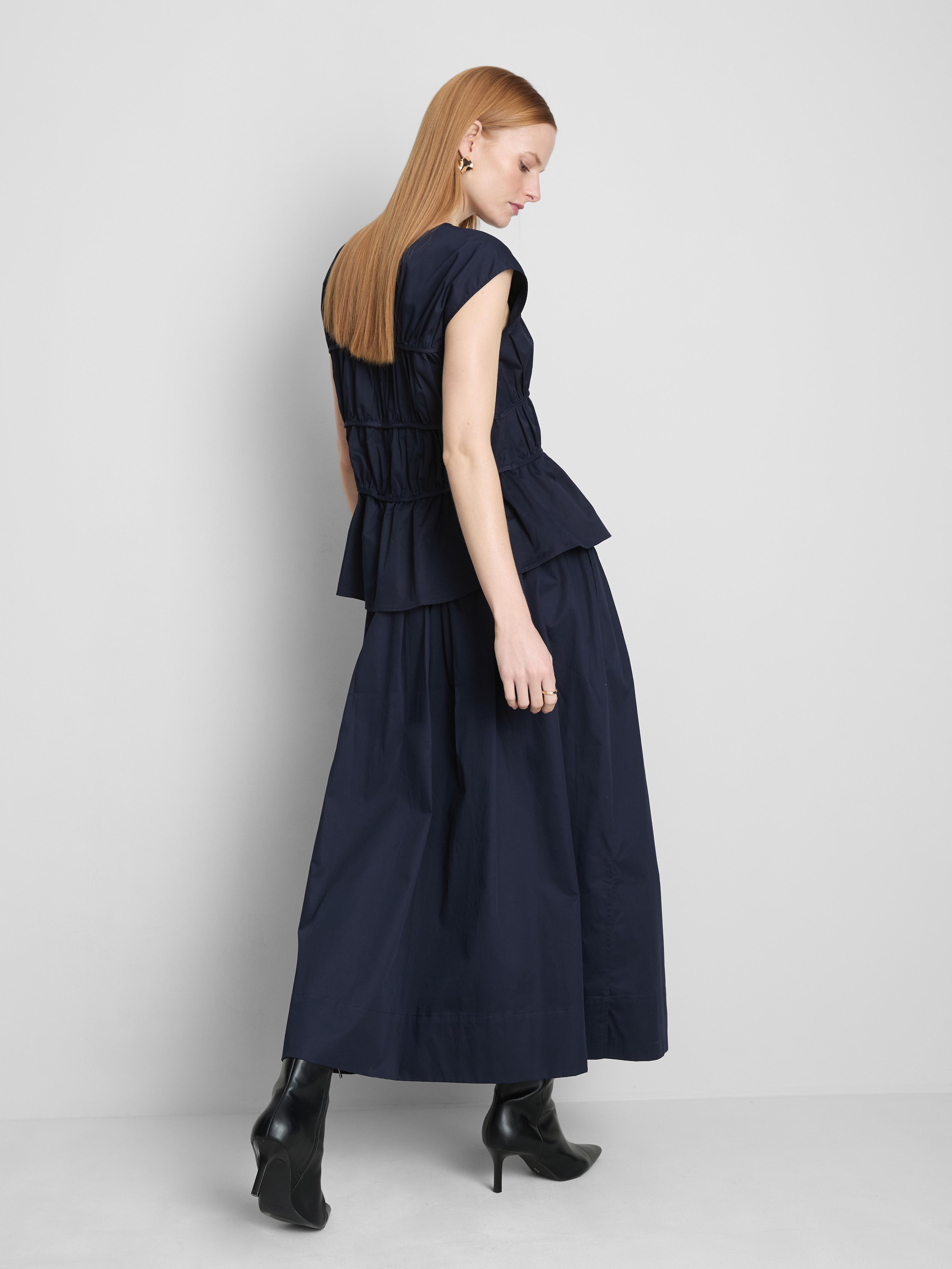 The Edit Cotton Circle Midi Skirt