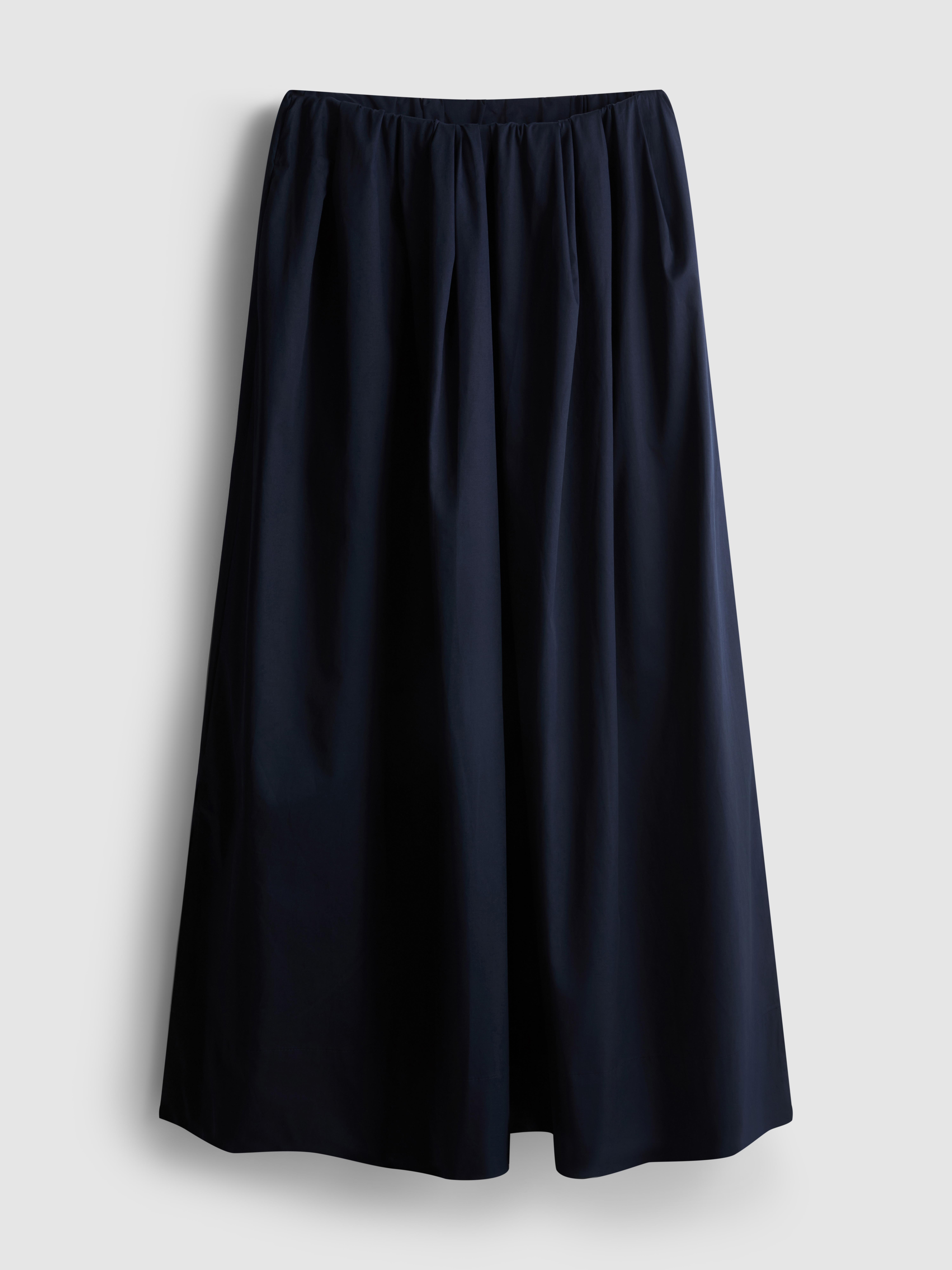 The Edit Cotton Circle Midi Skirt