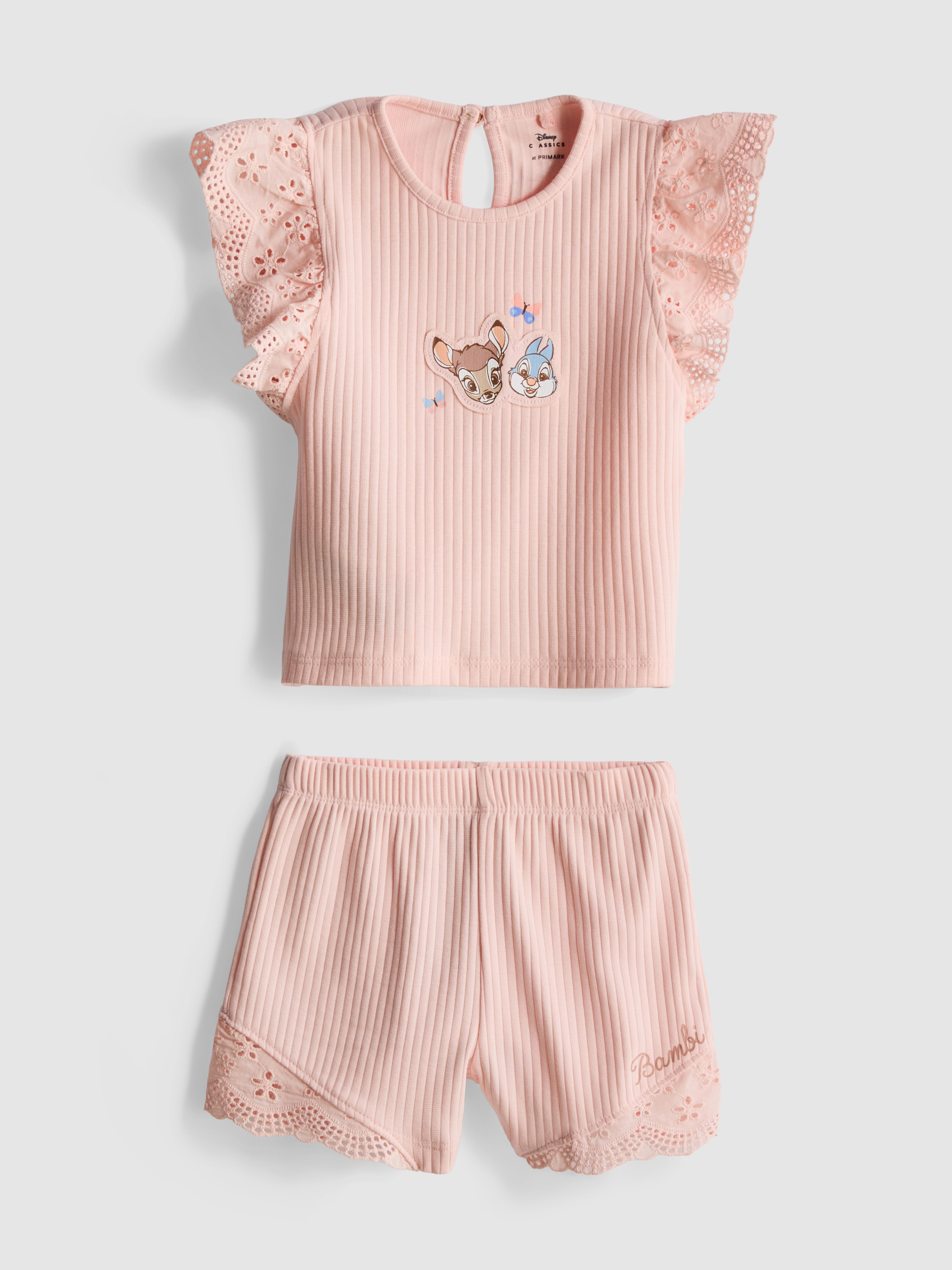 0-12 meses | Conjunto calções canelados Disney Bambi