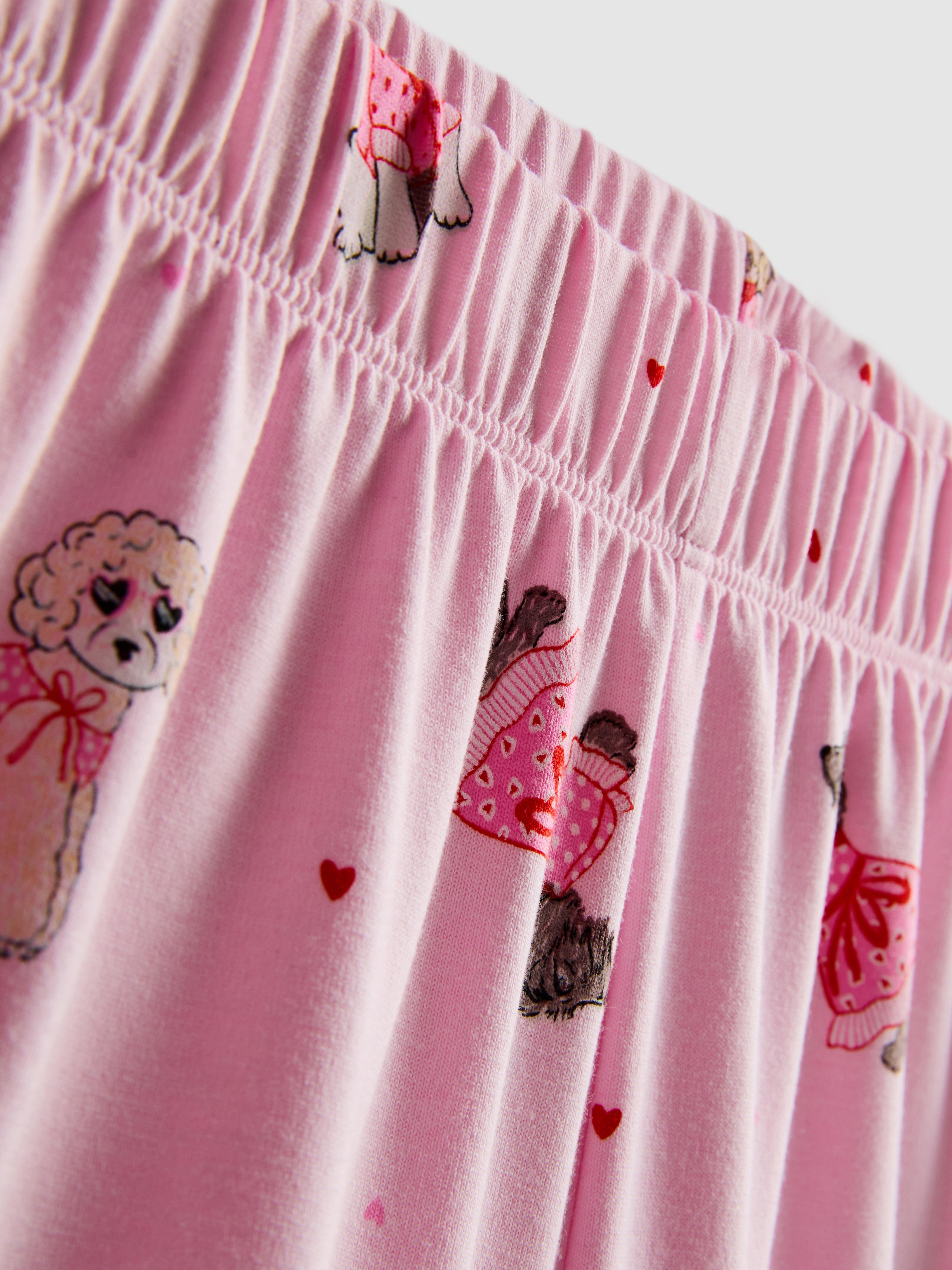 5–15 ans | Pyjama chemise et short à motif chien
