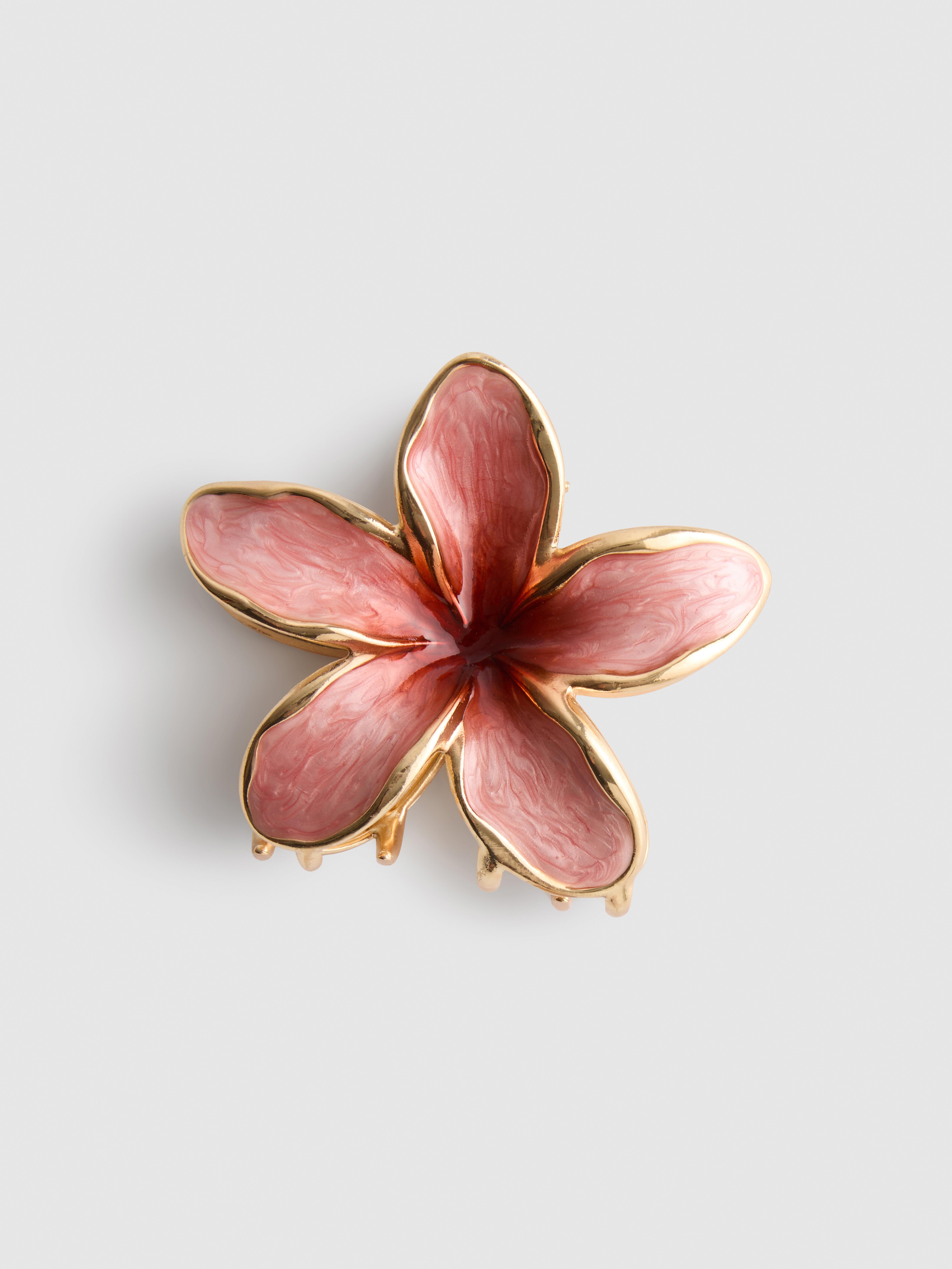Blumenförmige Haarklammer