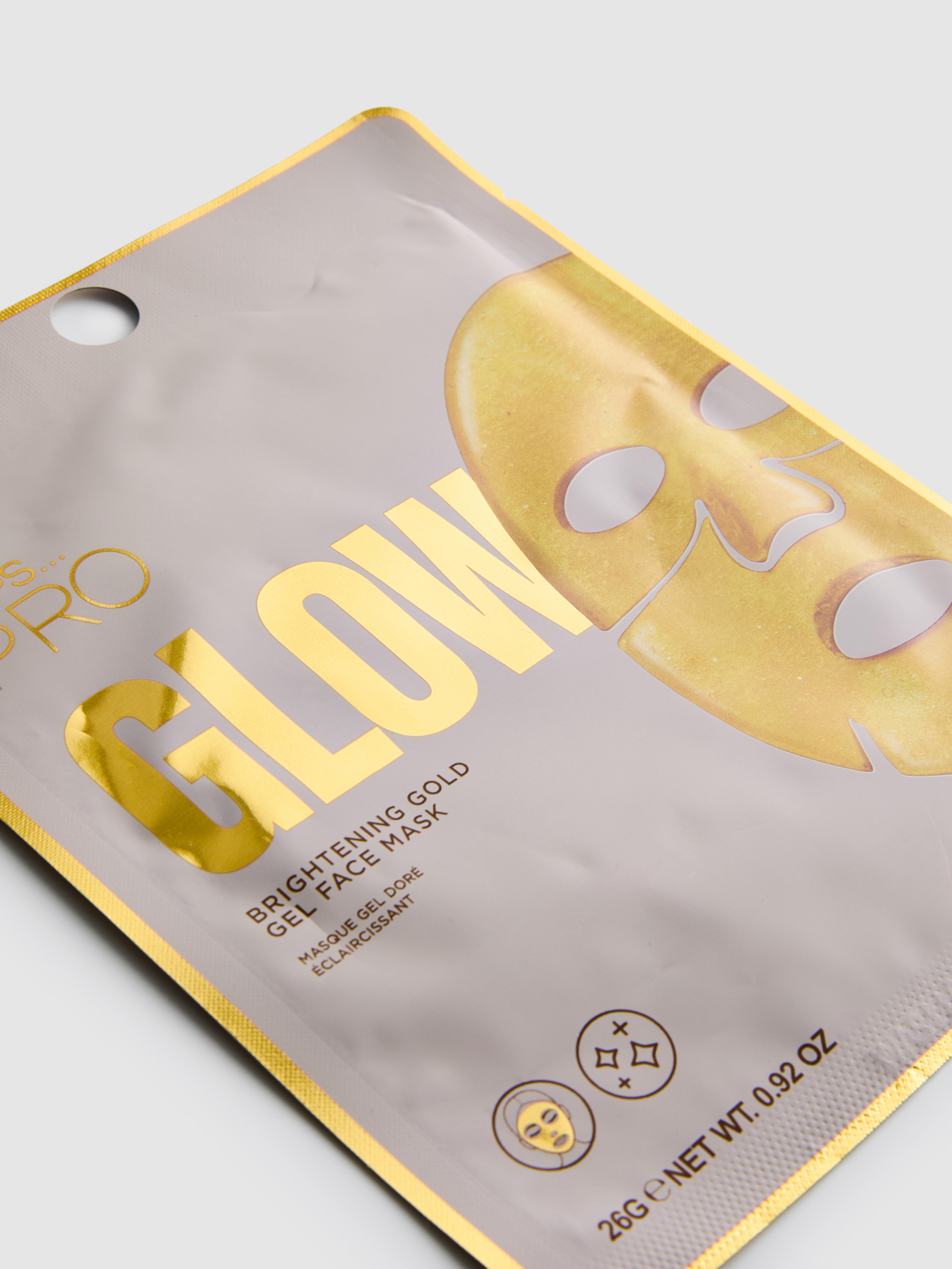 Máscara facial dourada gel iluminadora PS... Pro