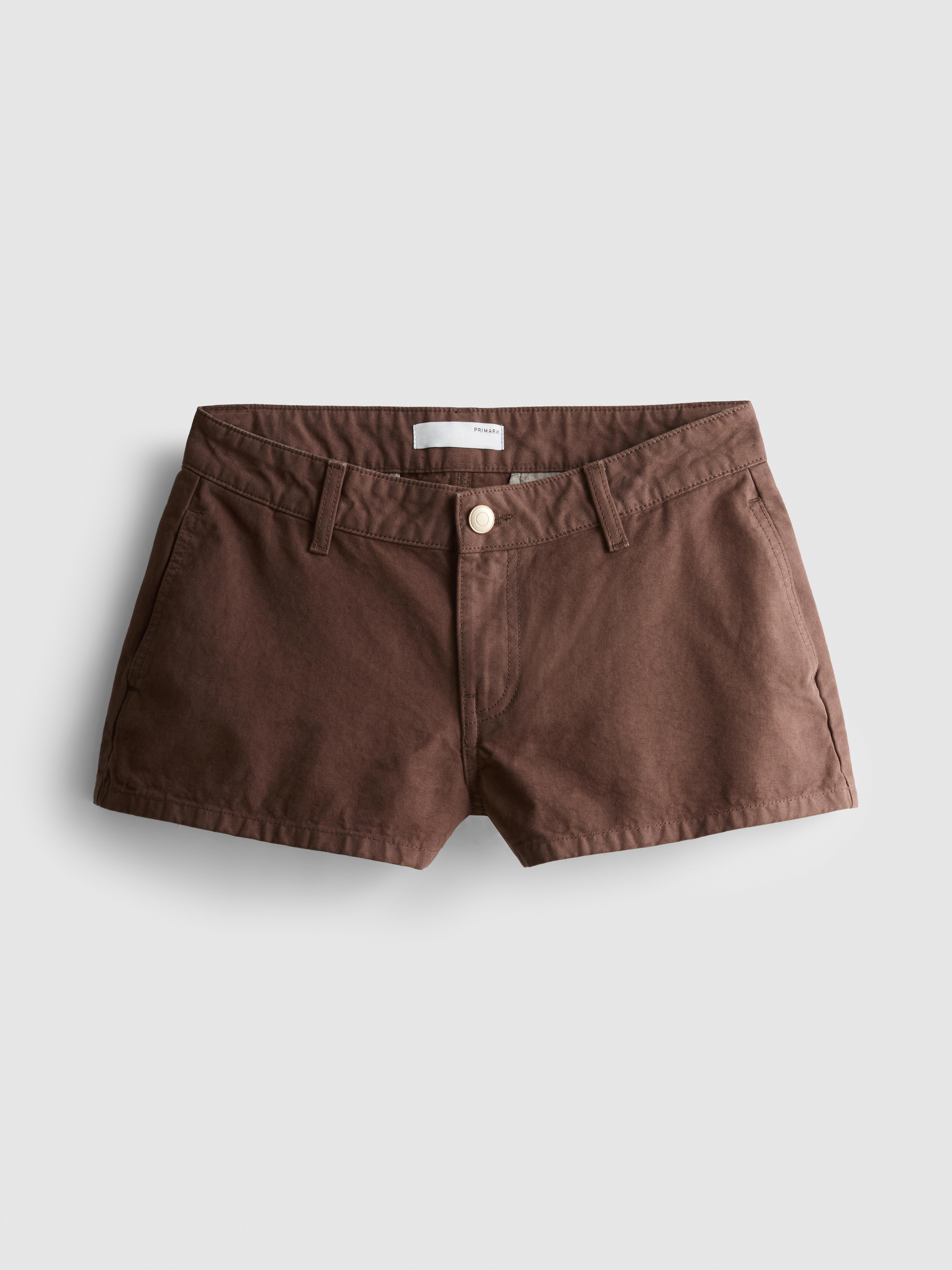 Calções mini casuais algodão