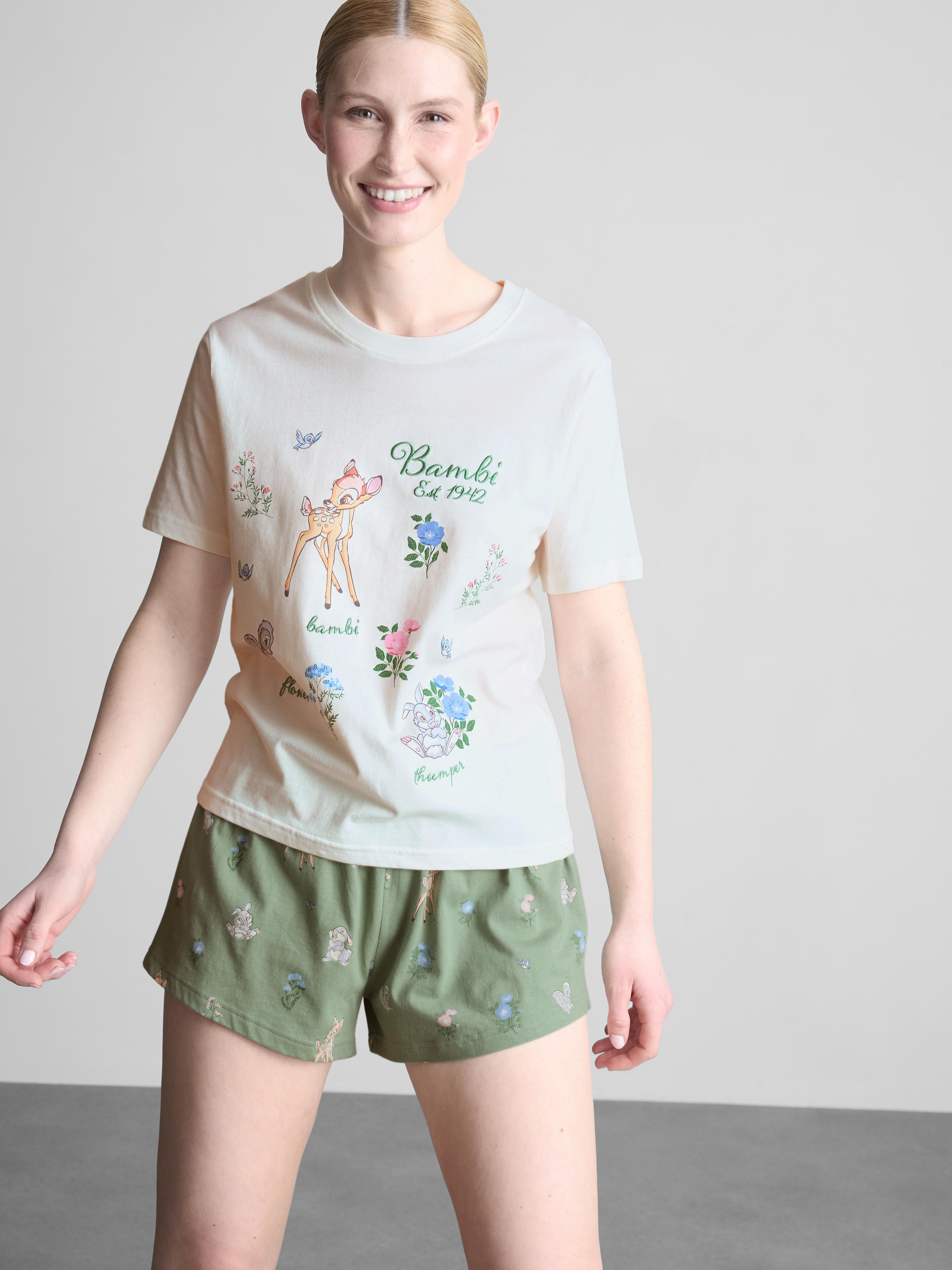 Disney’s Bambi Cotton Shorty Pajamas