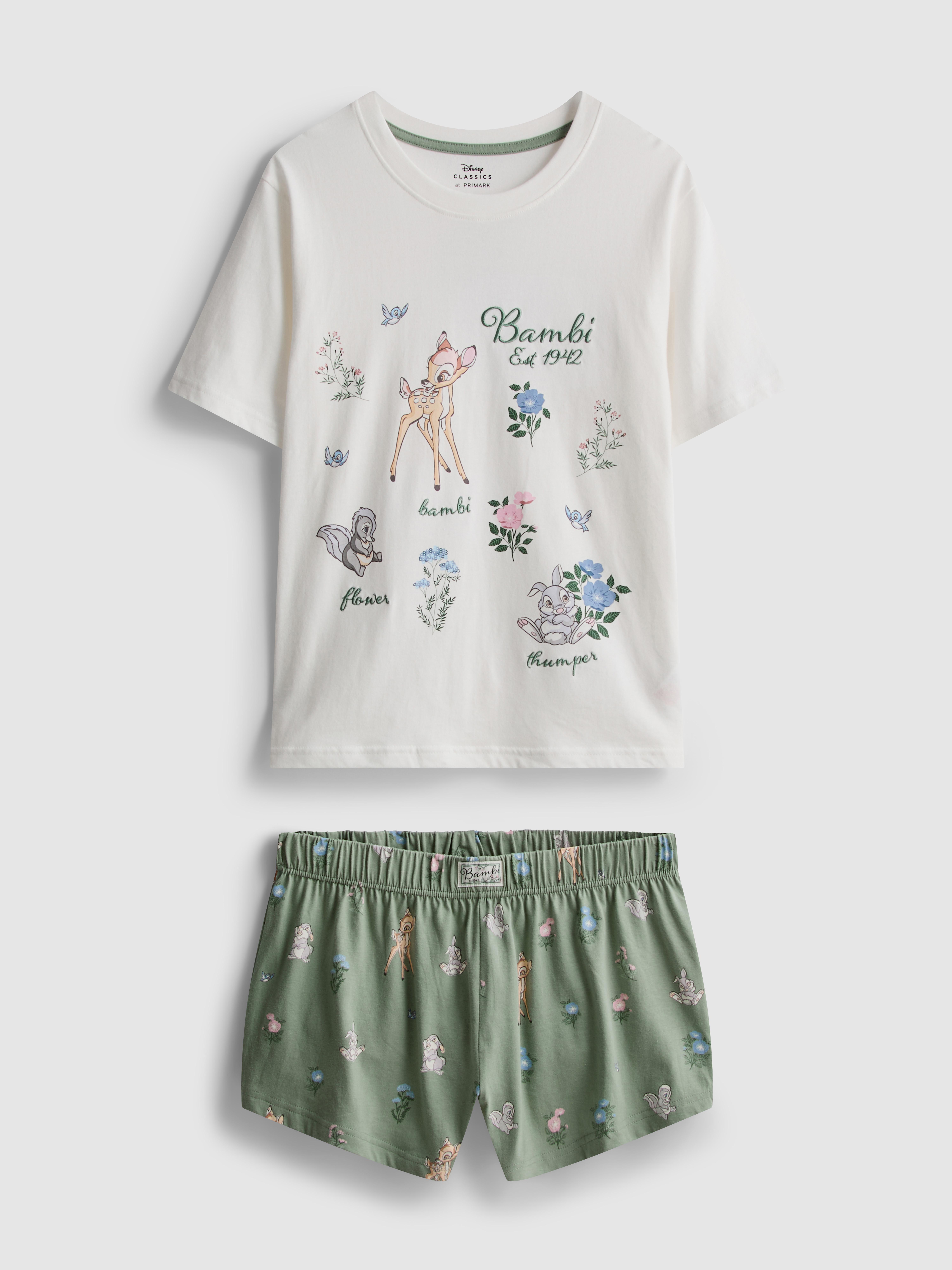 Disney’s Bambi Cotton Shorty Pajamas