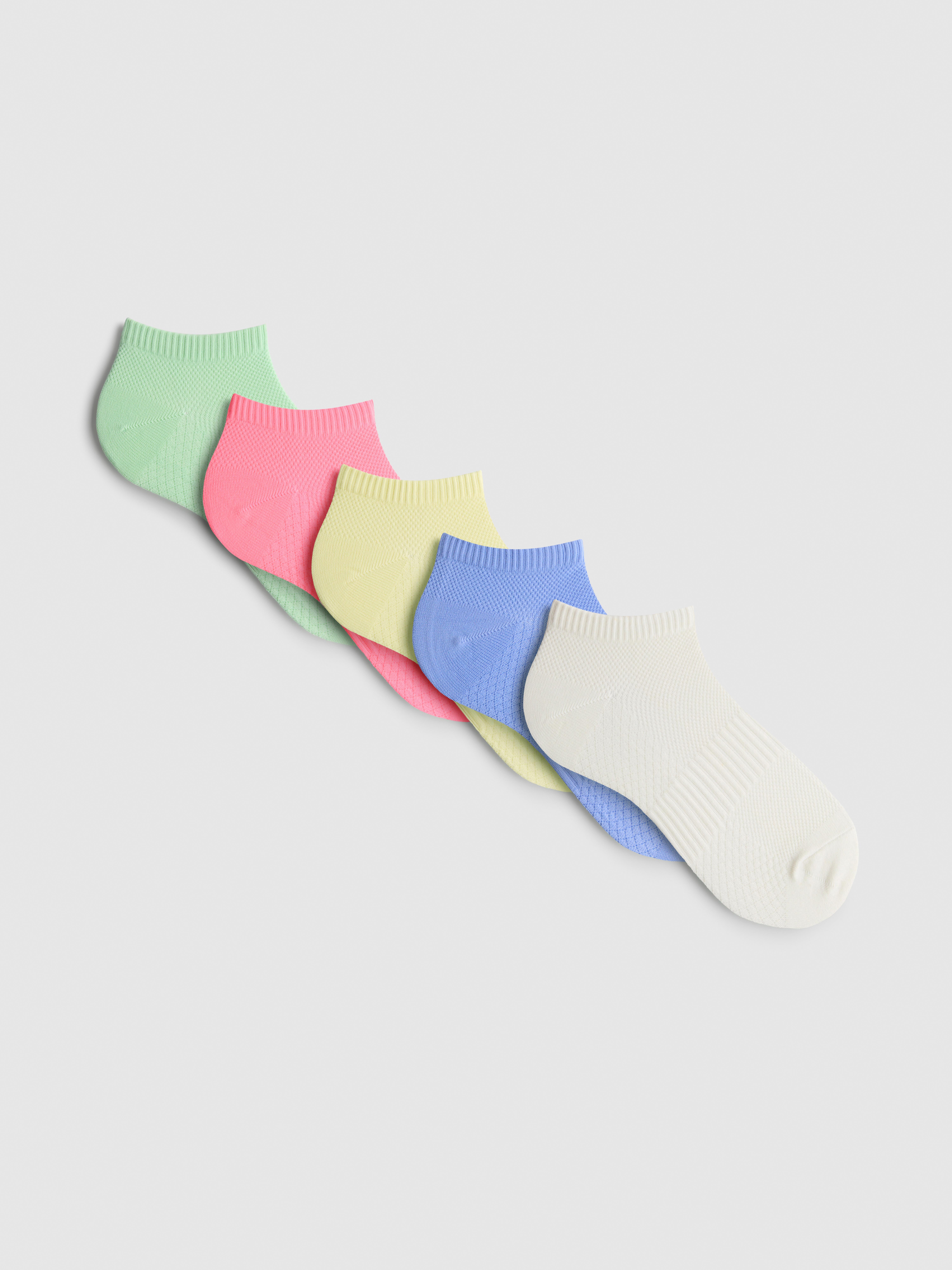5pk Microfiber Ankle Socks