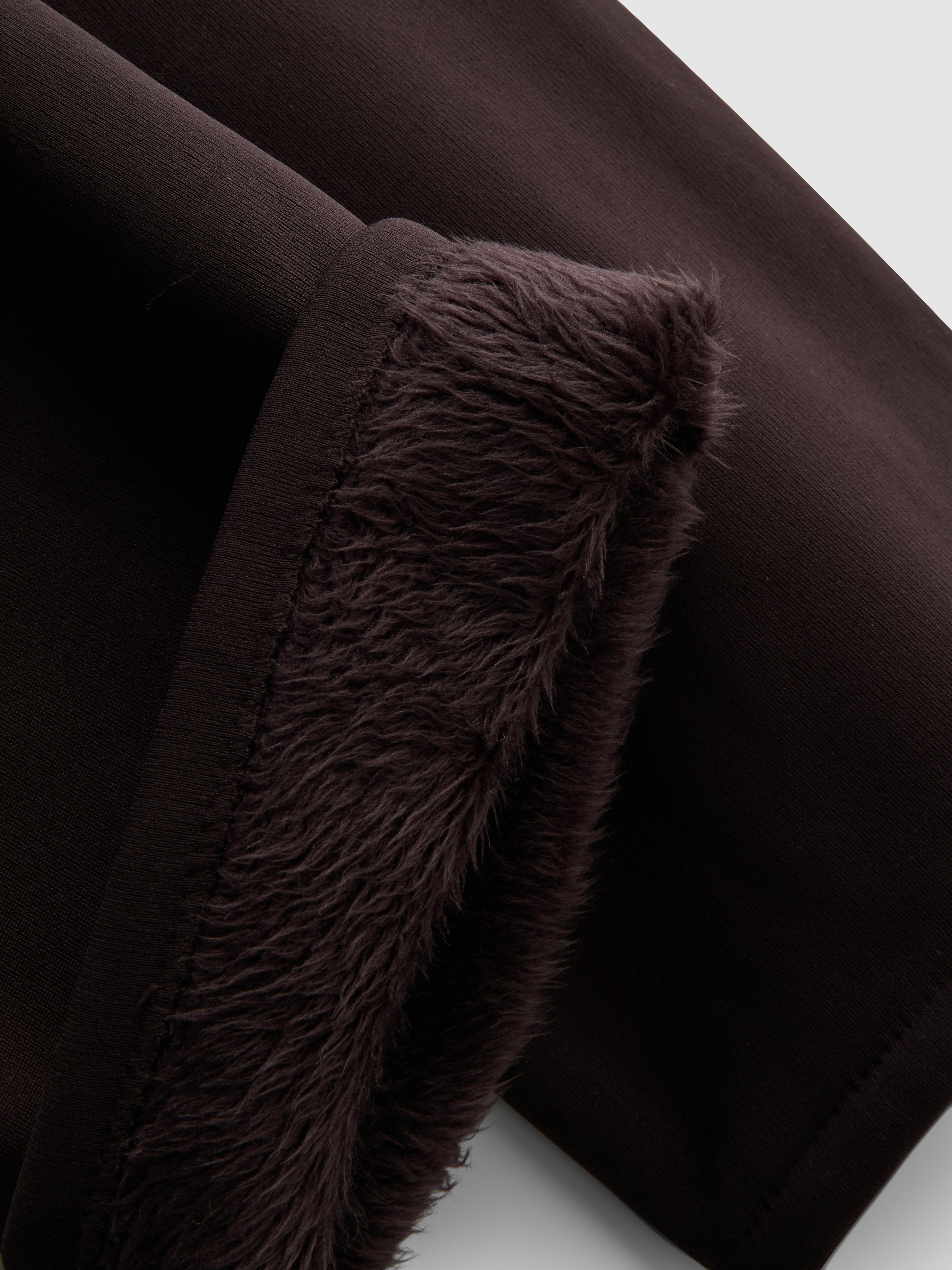 Women's Chocolate Velvet Plush Flare Leggings