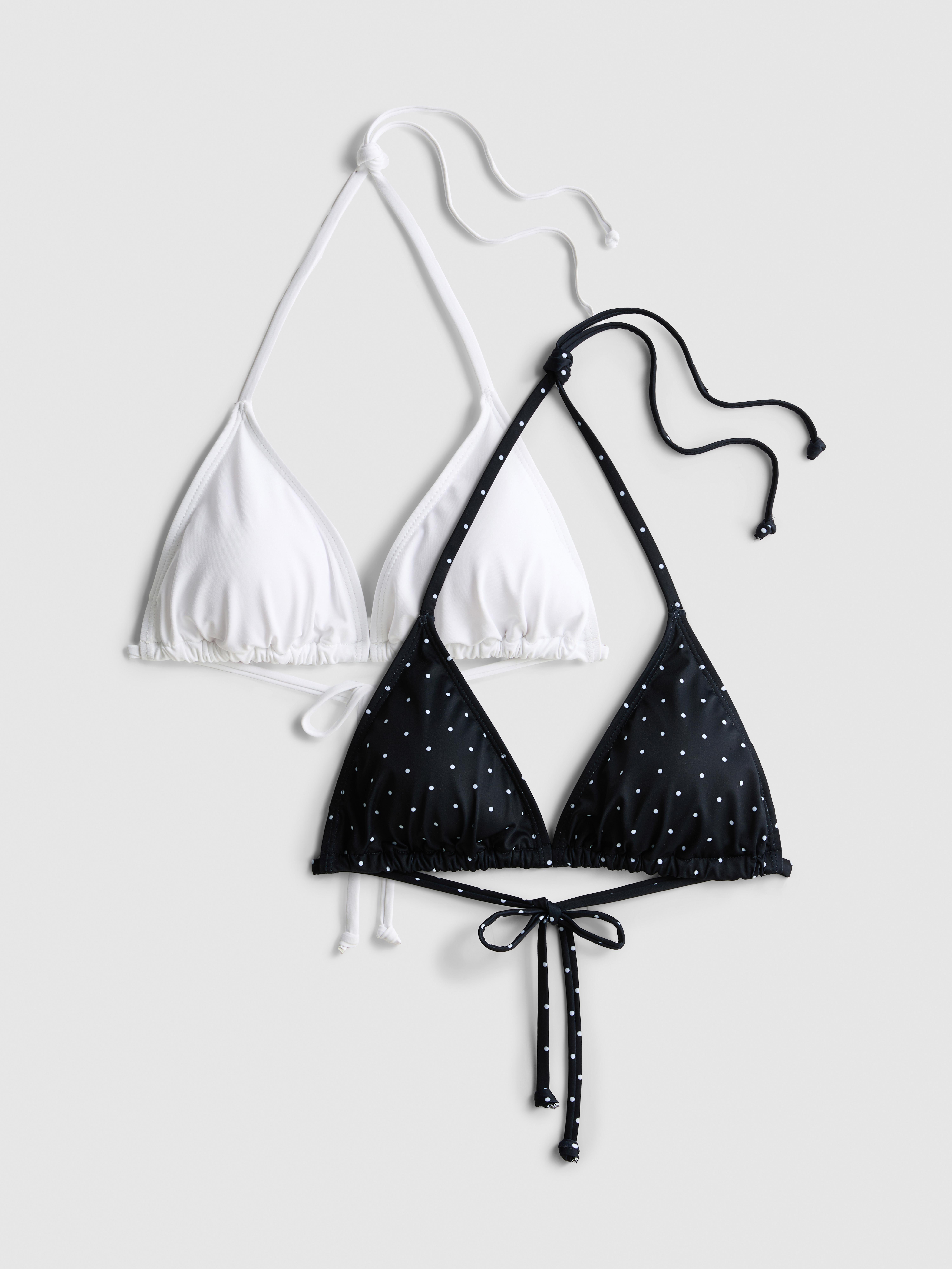 2pk Triangle Bikini Tops