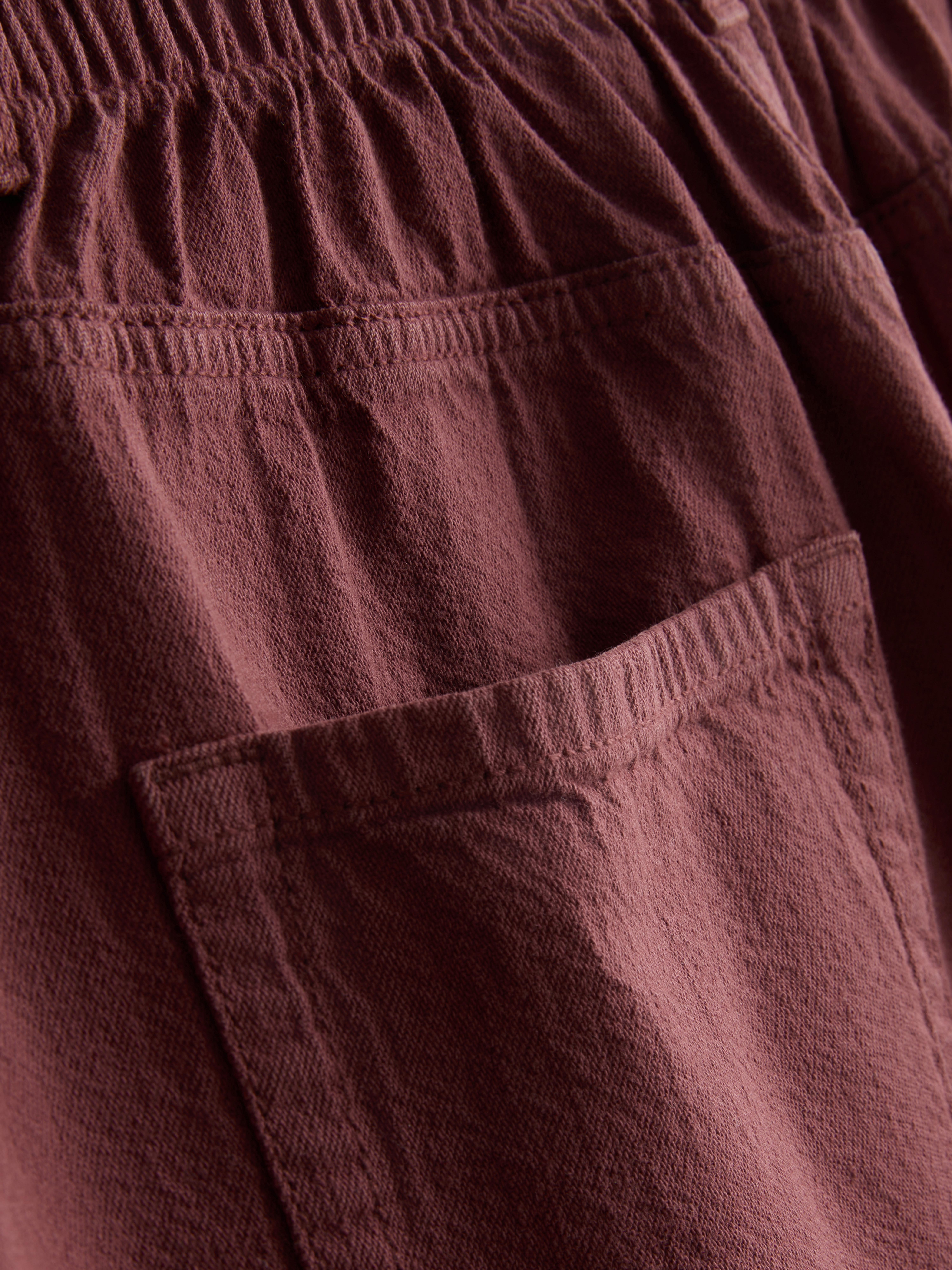 Cotton Drawstring Beaded Casual Shorts