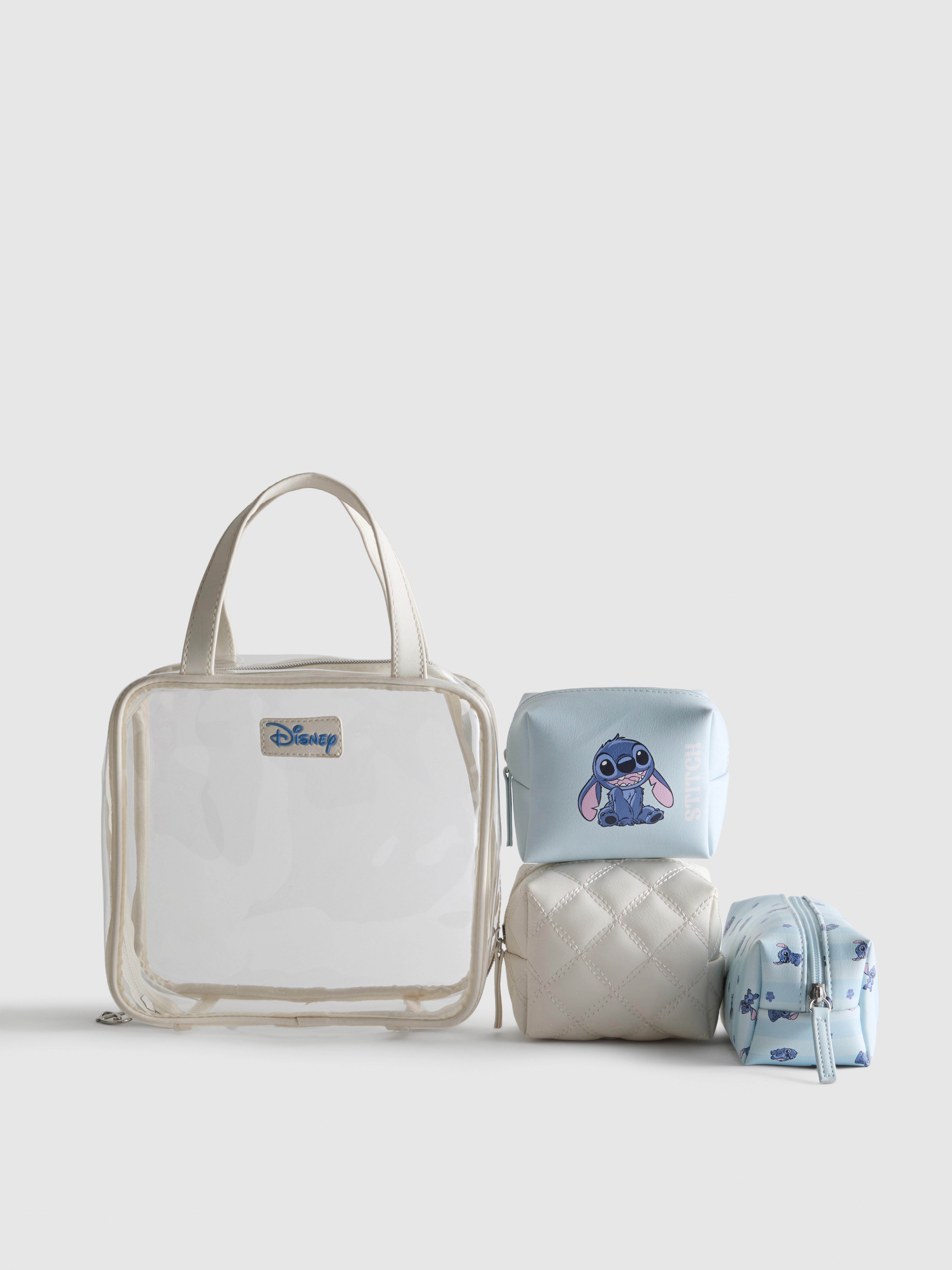4-Piece Disney’s Stitch Makeup Bag Set