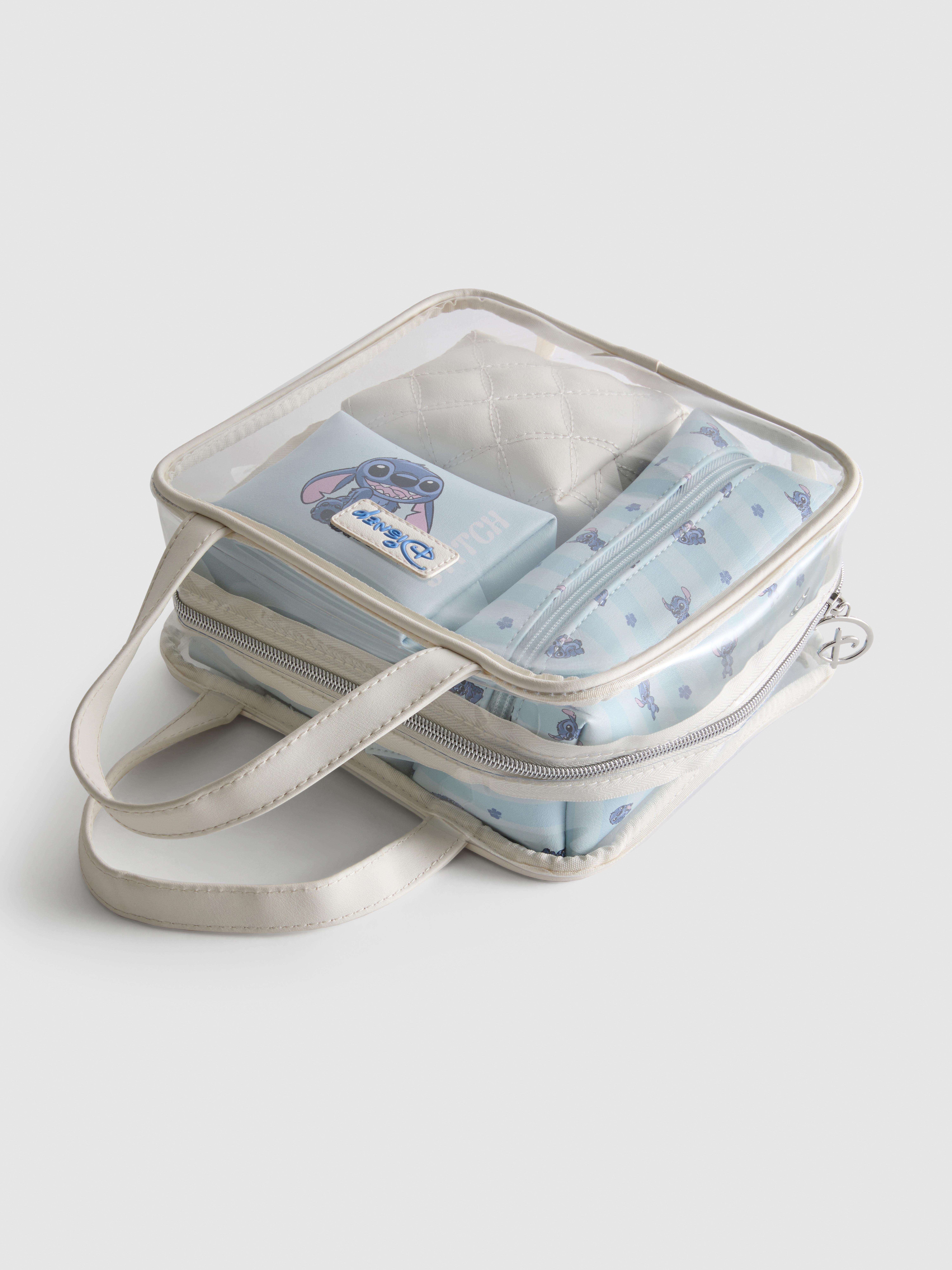 4-Piece Disney’s Stitch Makeup Bag Set