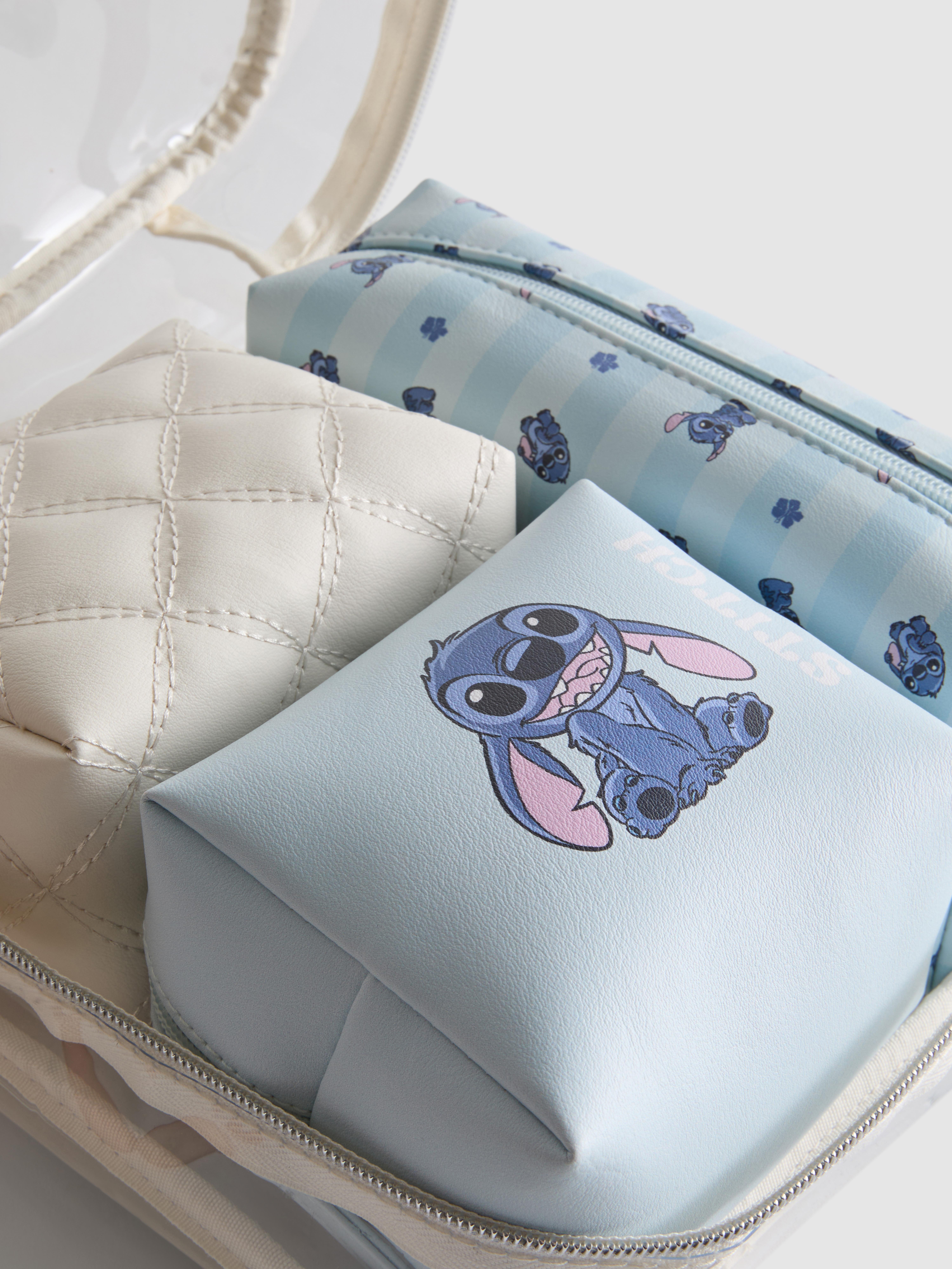 4-Piece Disney’s Stitch Makeup Bag Set