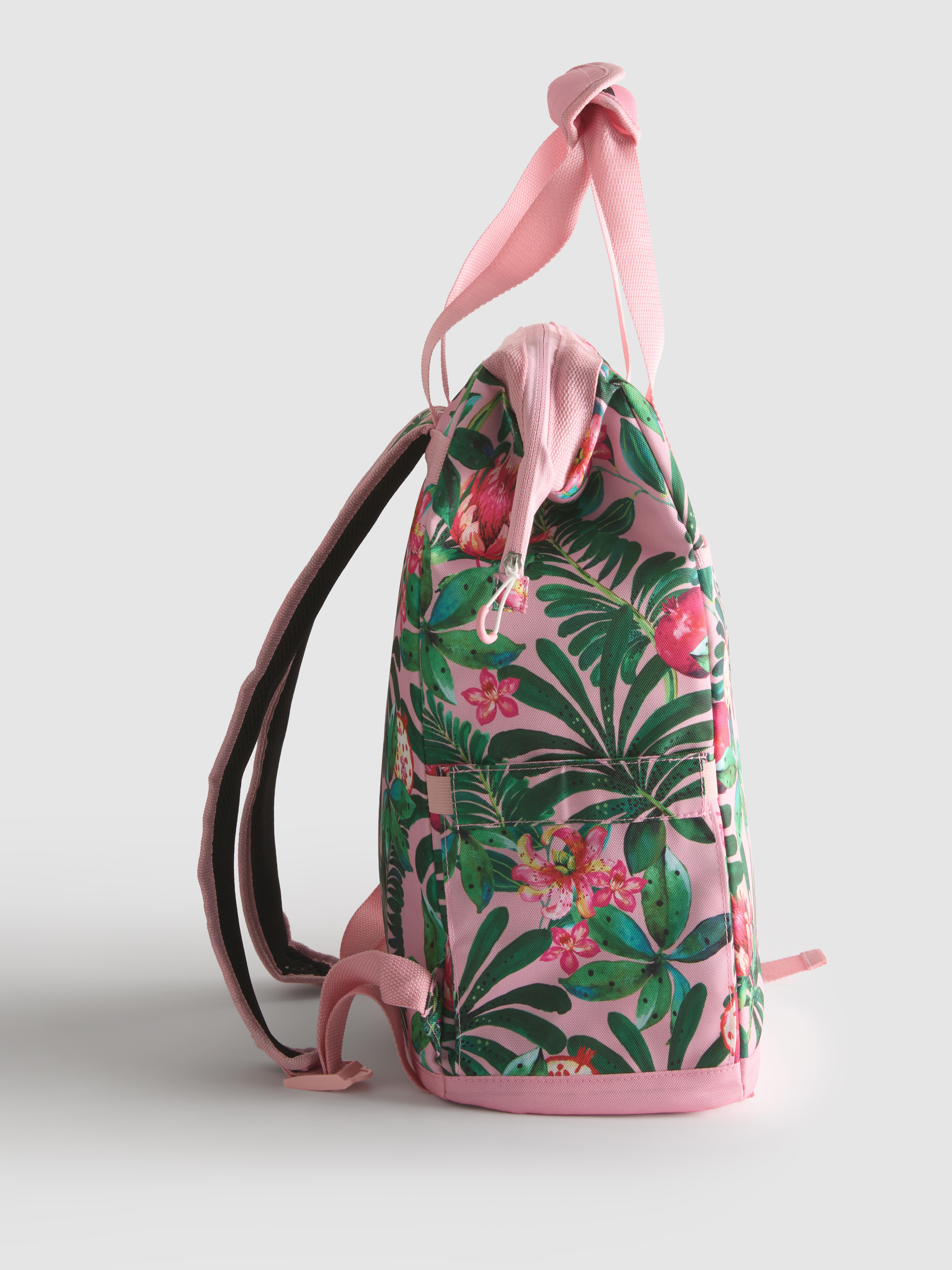 Zaino frigo con stampa tropicale