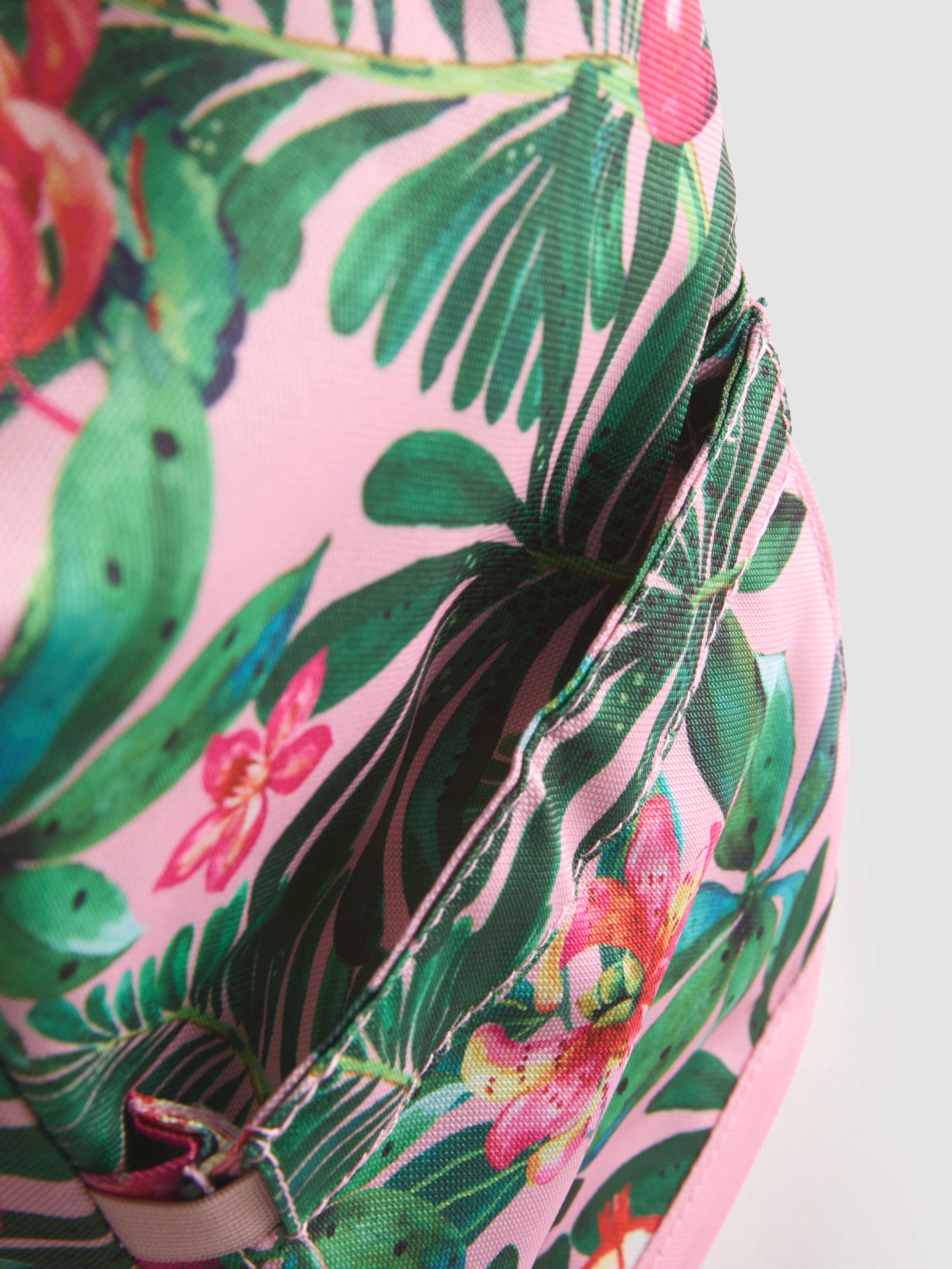 Zaino frigo con stampa tropicale