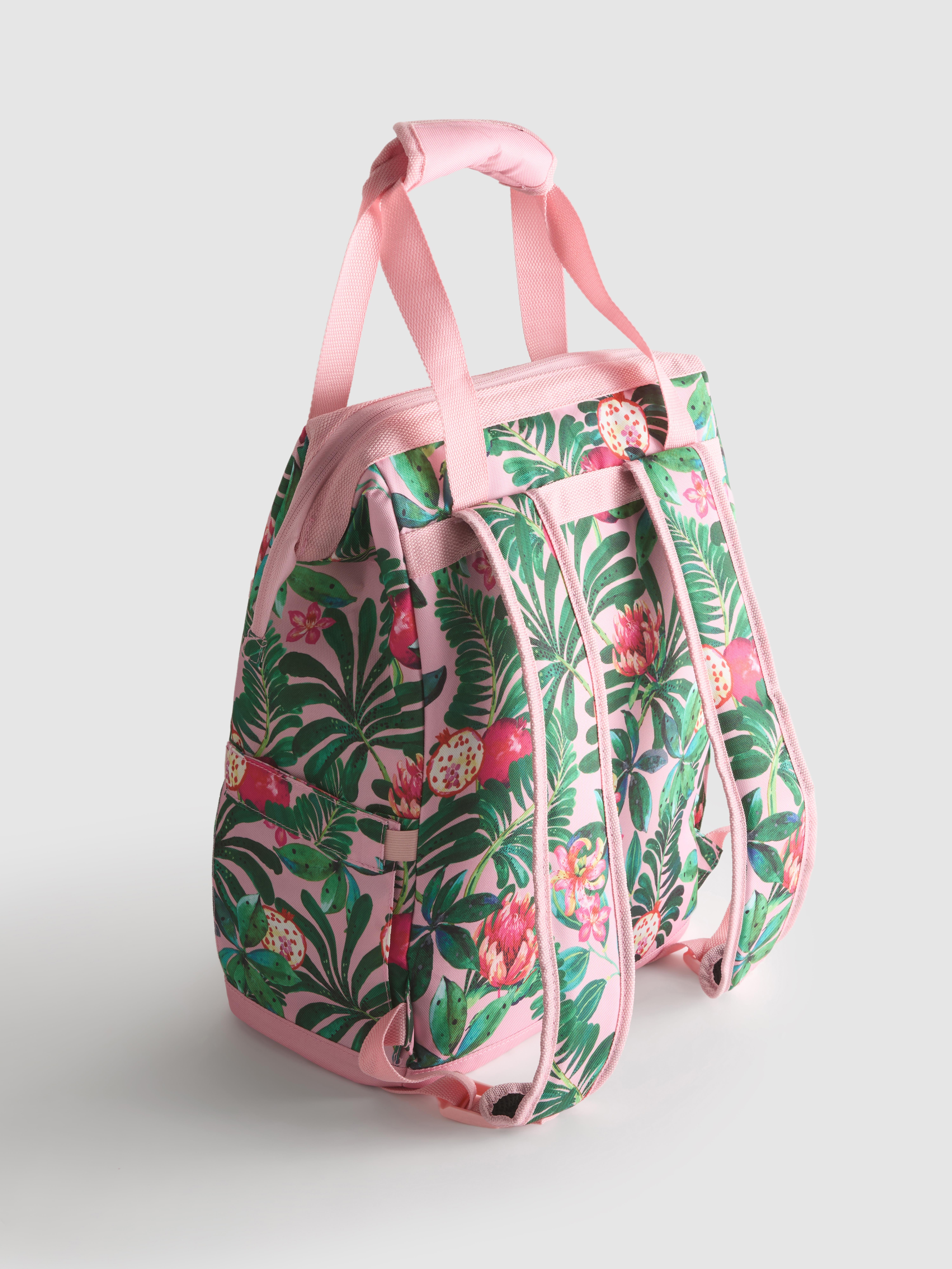 Zaino frigo con stampa tropicale