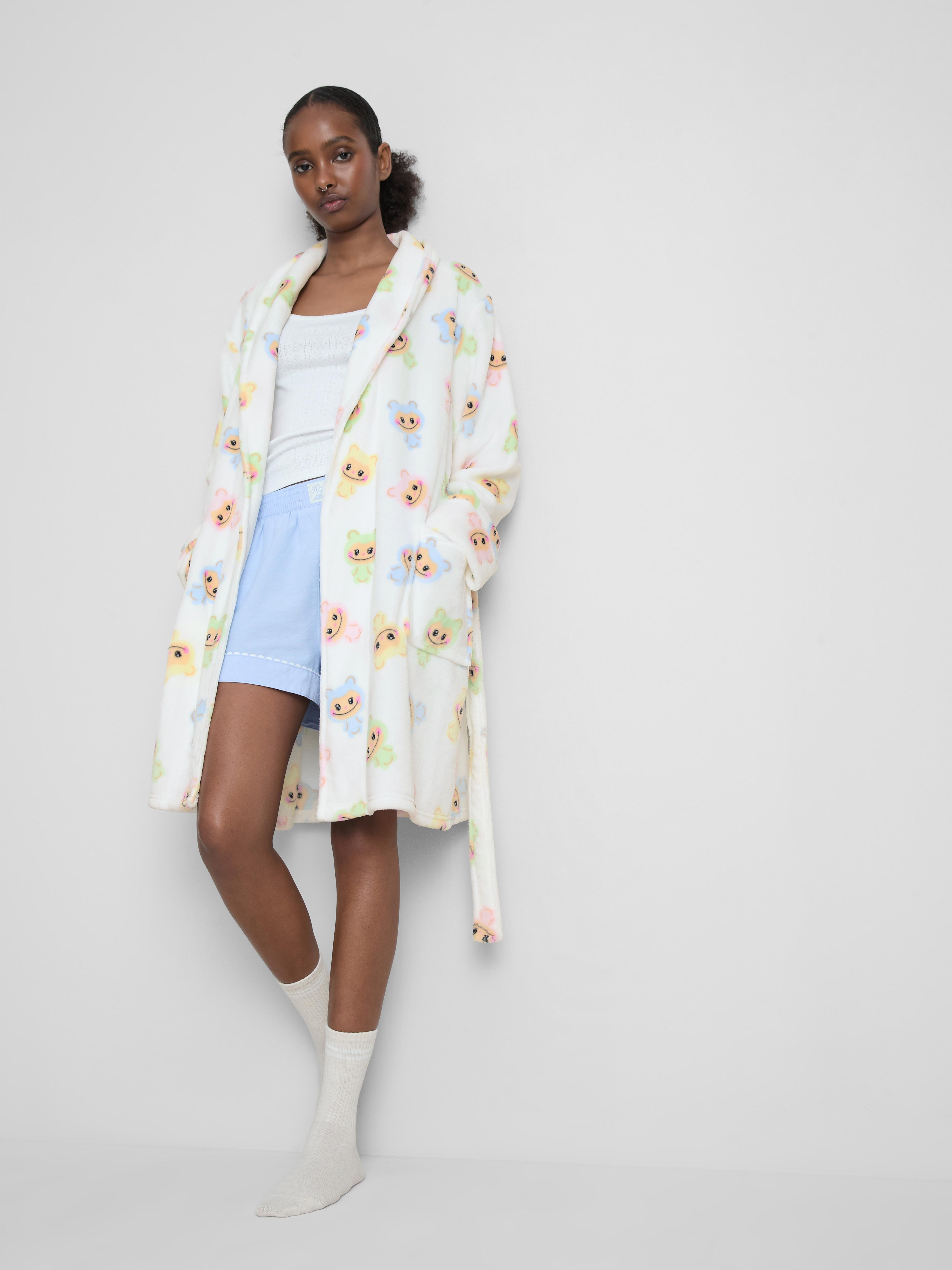 Plush Monster Midi Dressing Gown