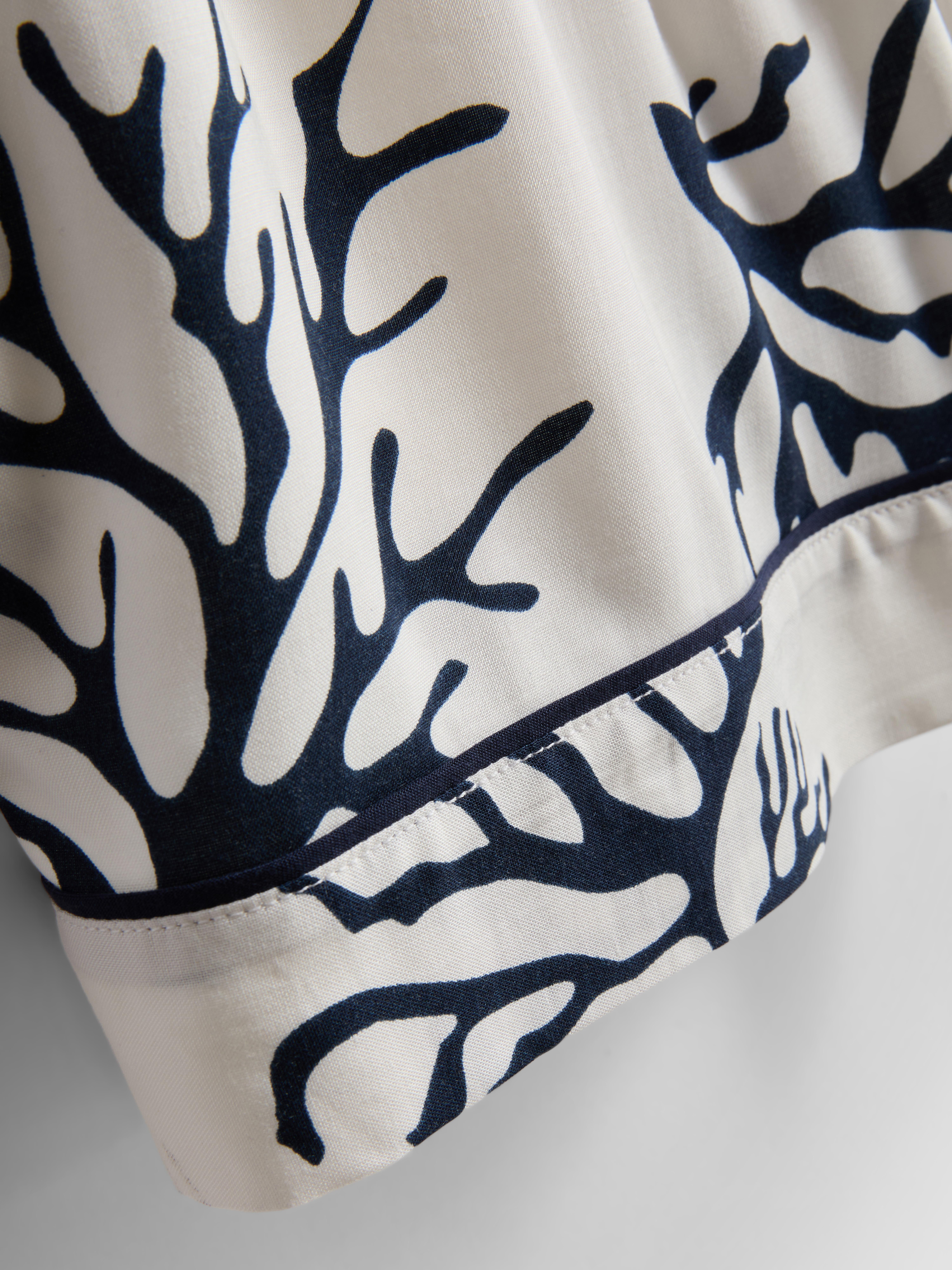 Calções pijama estampado coral