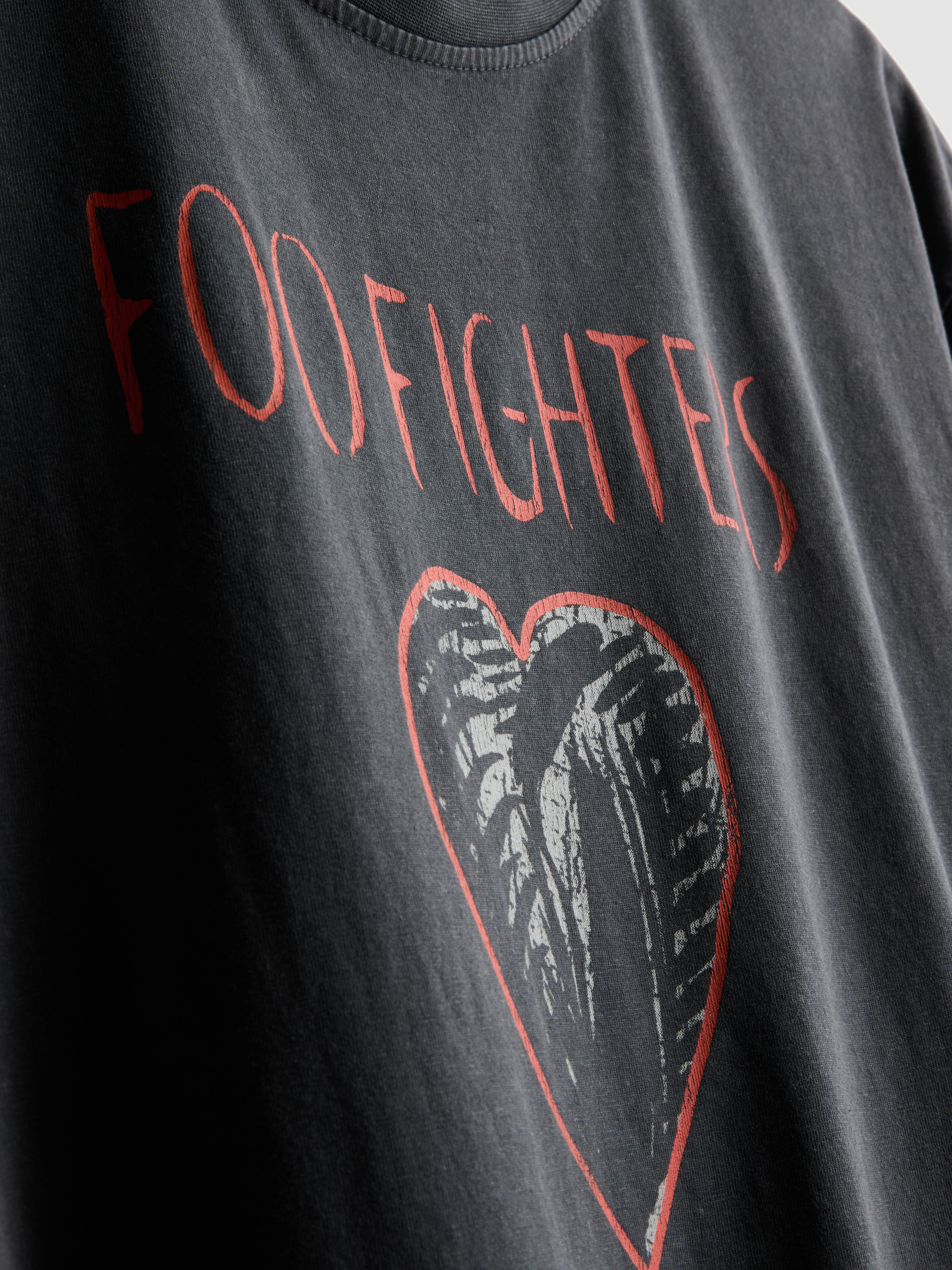 T-shirt met print Foo Fighters