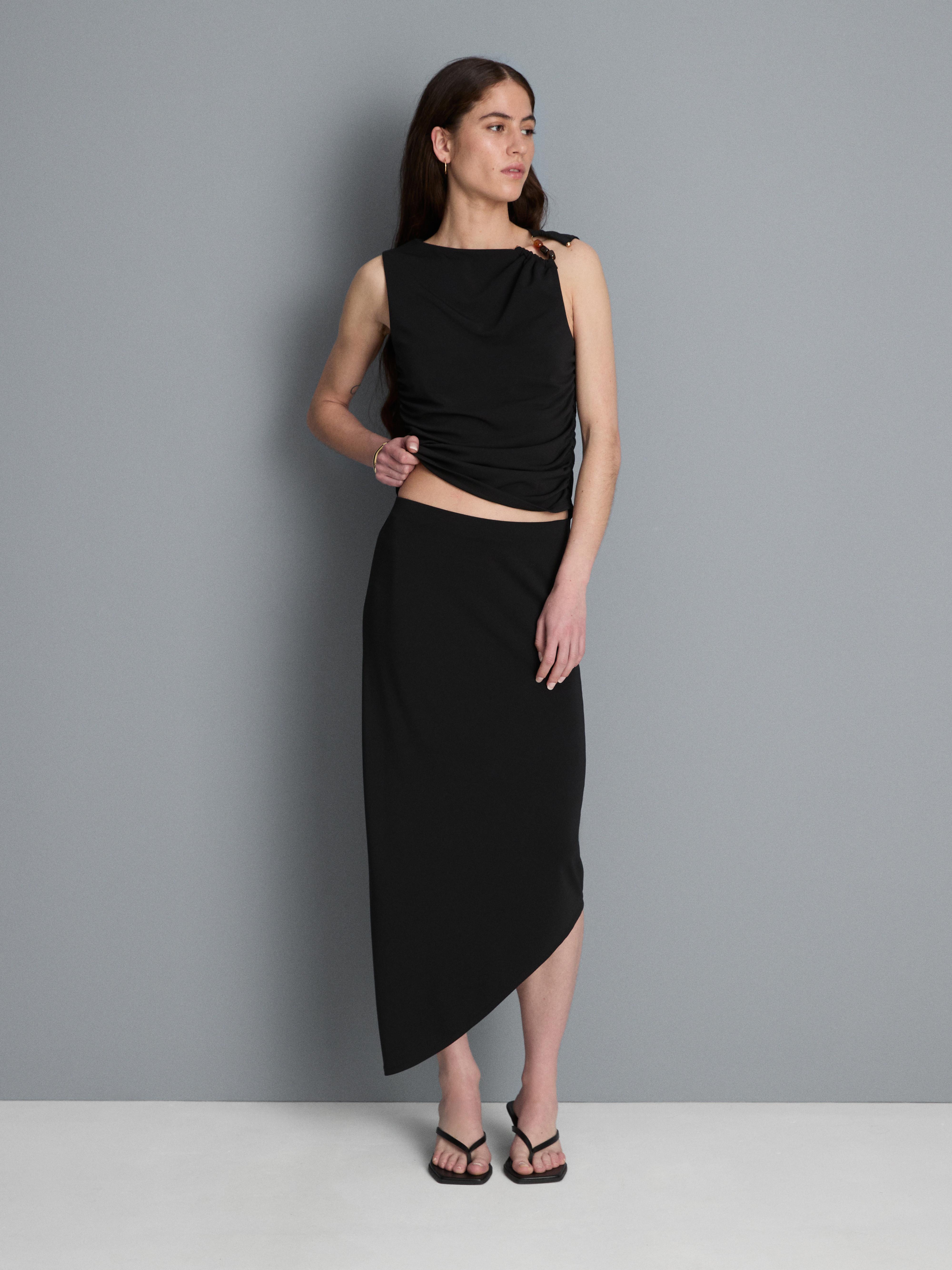 Ruched Hardware Tank Top