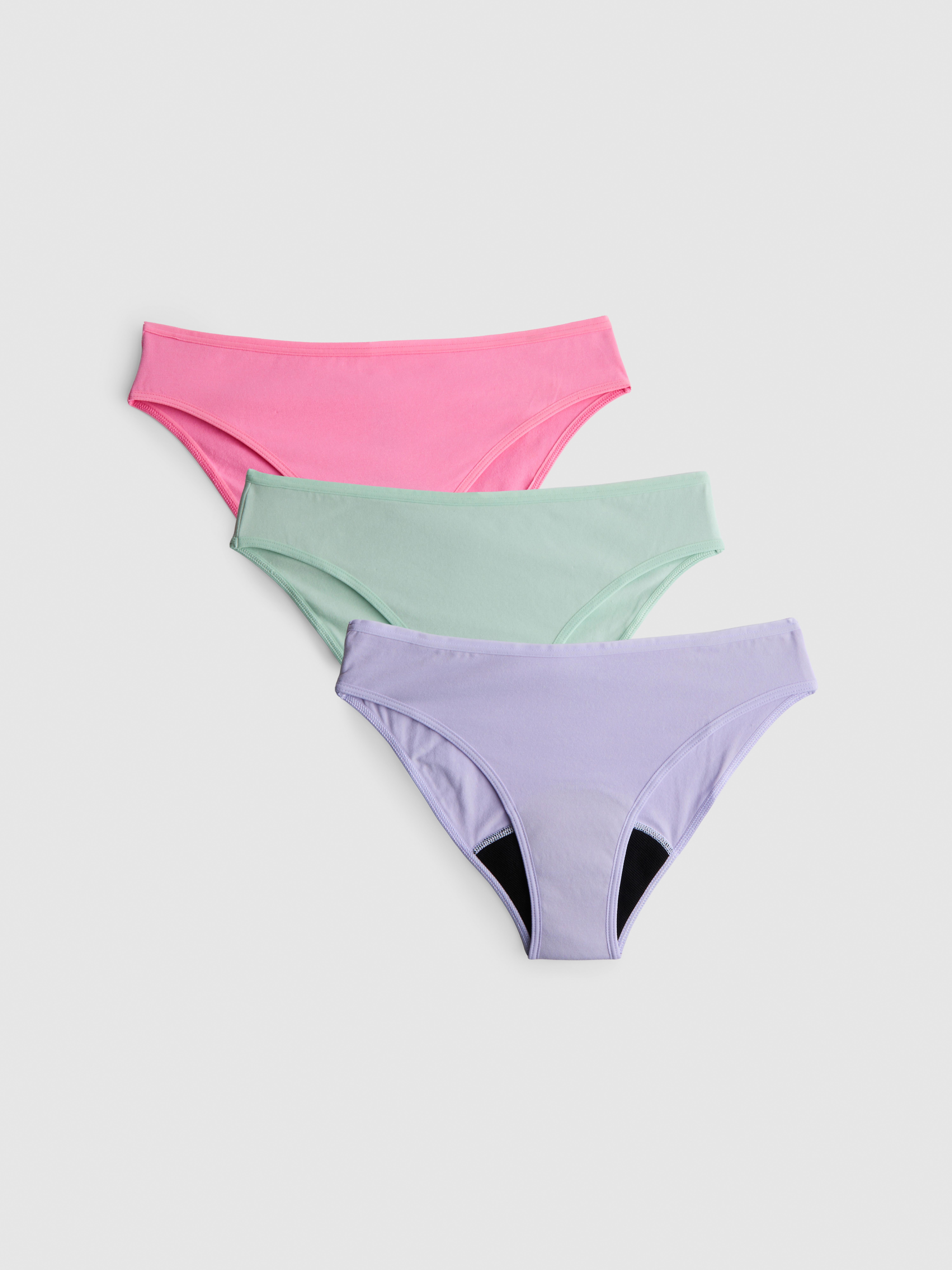 Menstruatieslips gemiddeld bloedverlies, set van 3