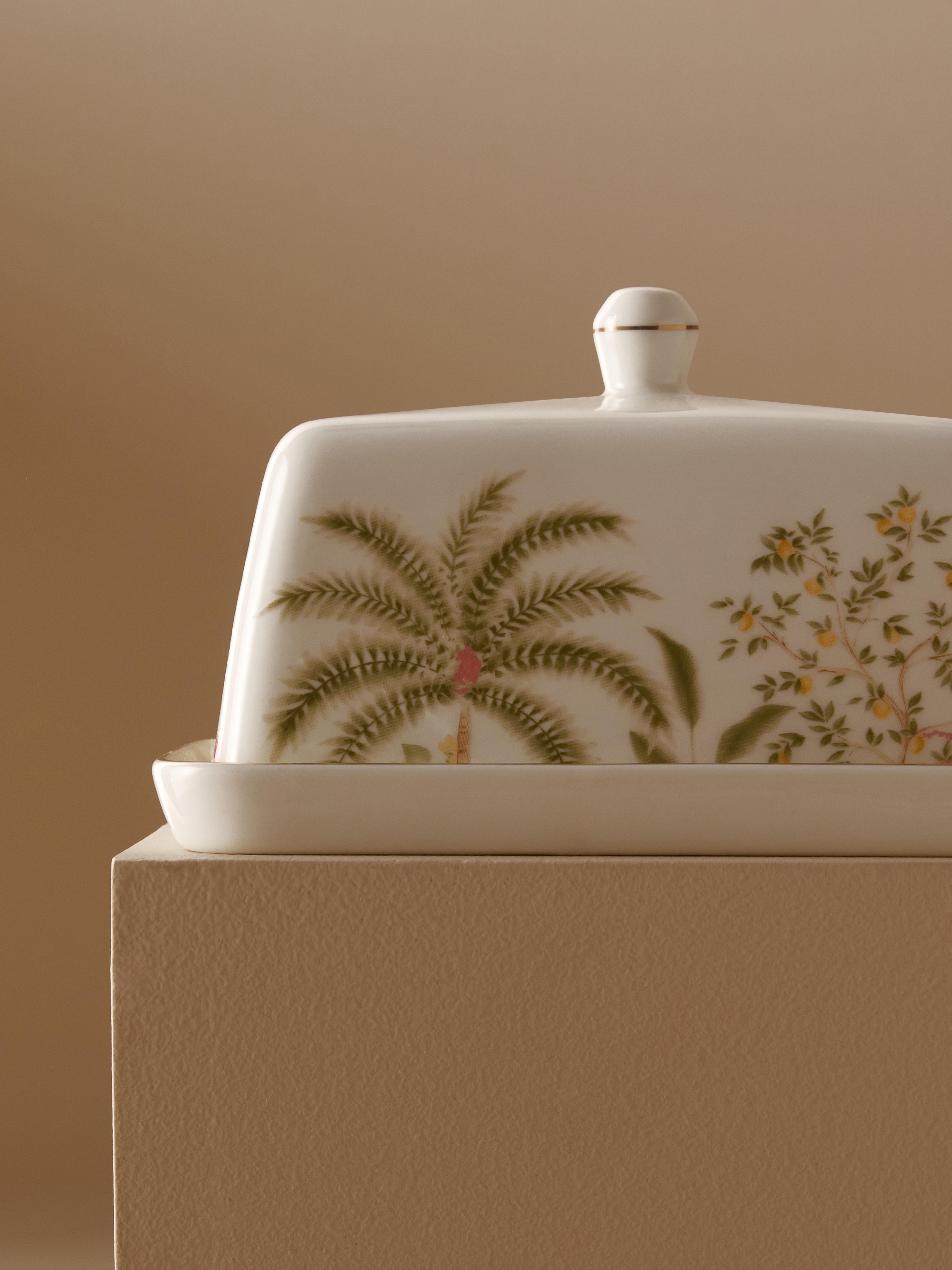 The Edit Tropical Butter Dish