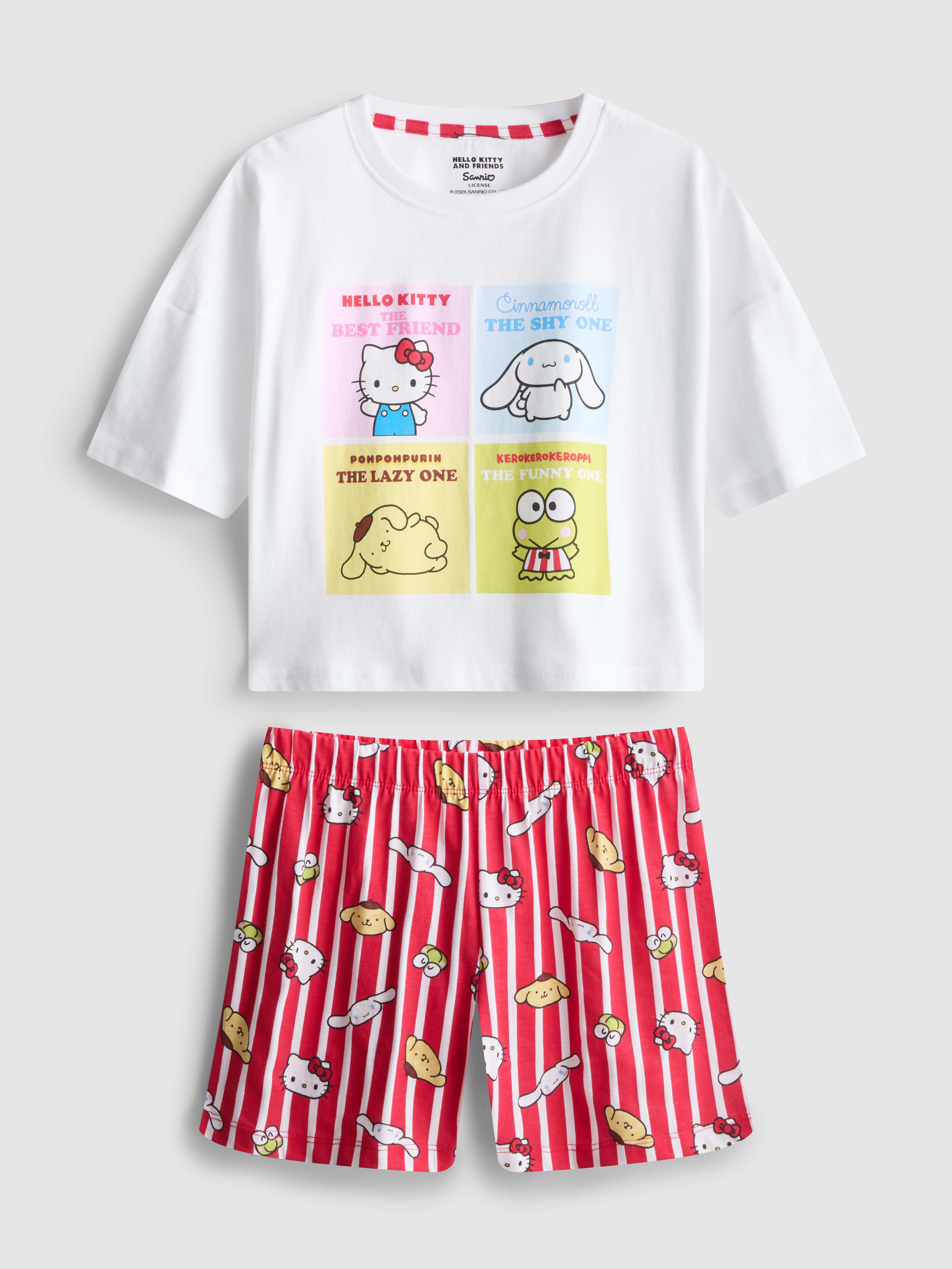 5-15yrs | Hello Kitty and Friends Boxy Short Pyjamas